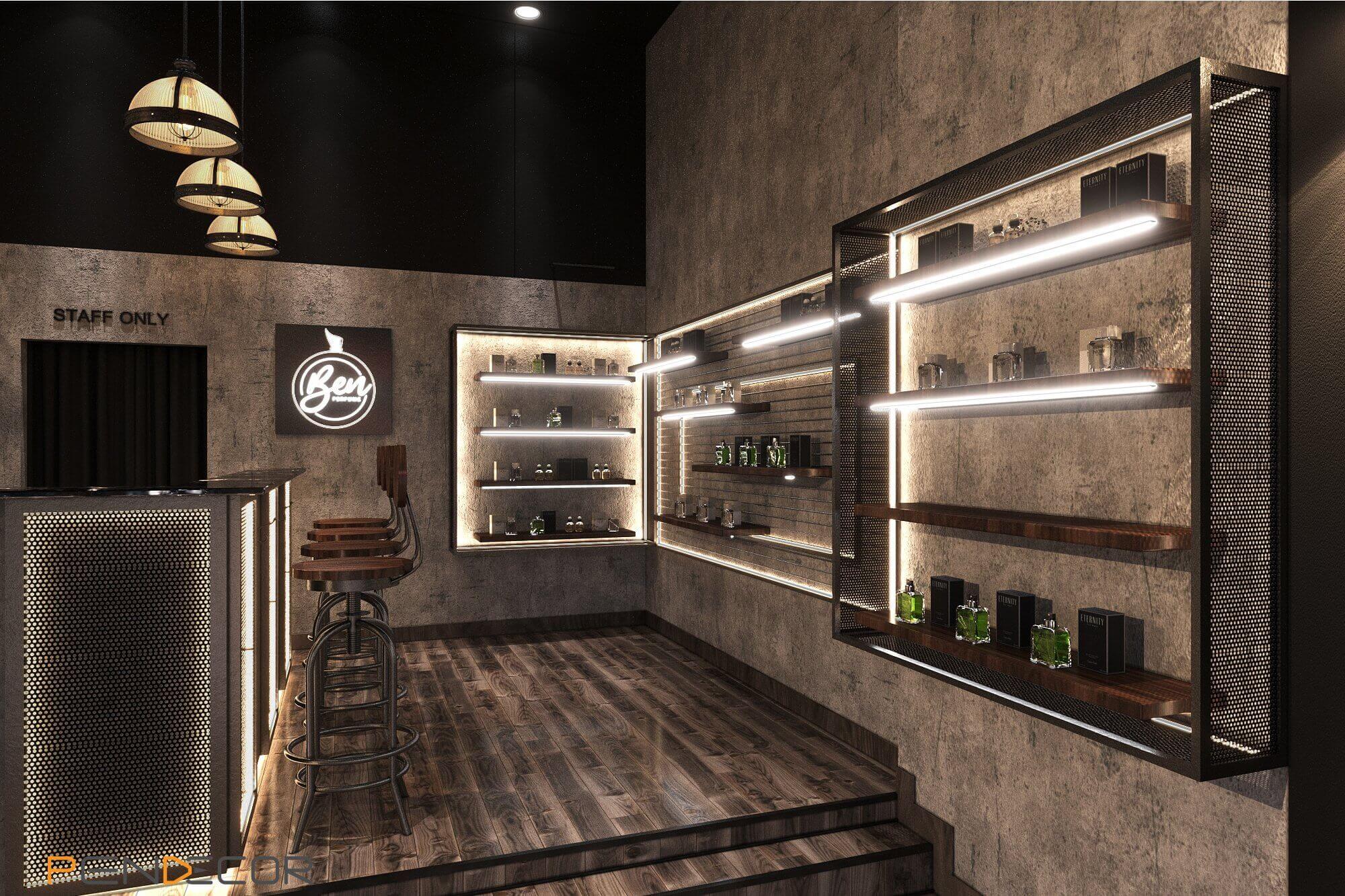 Thiết Kế Shop Nước Hoa Chính Hãng Ben Perfume