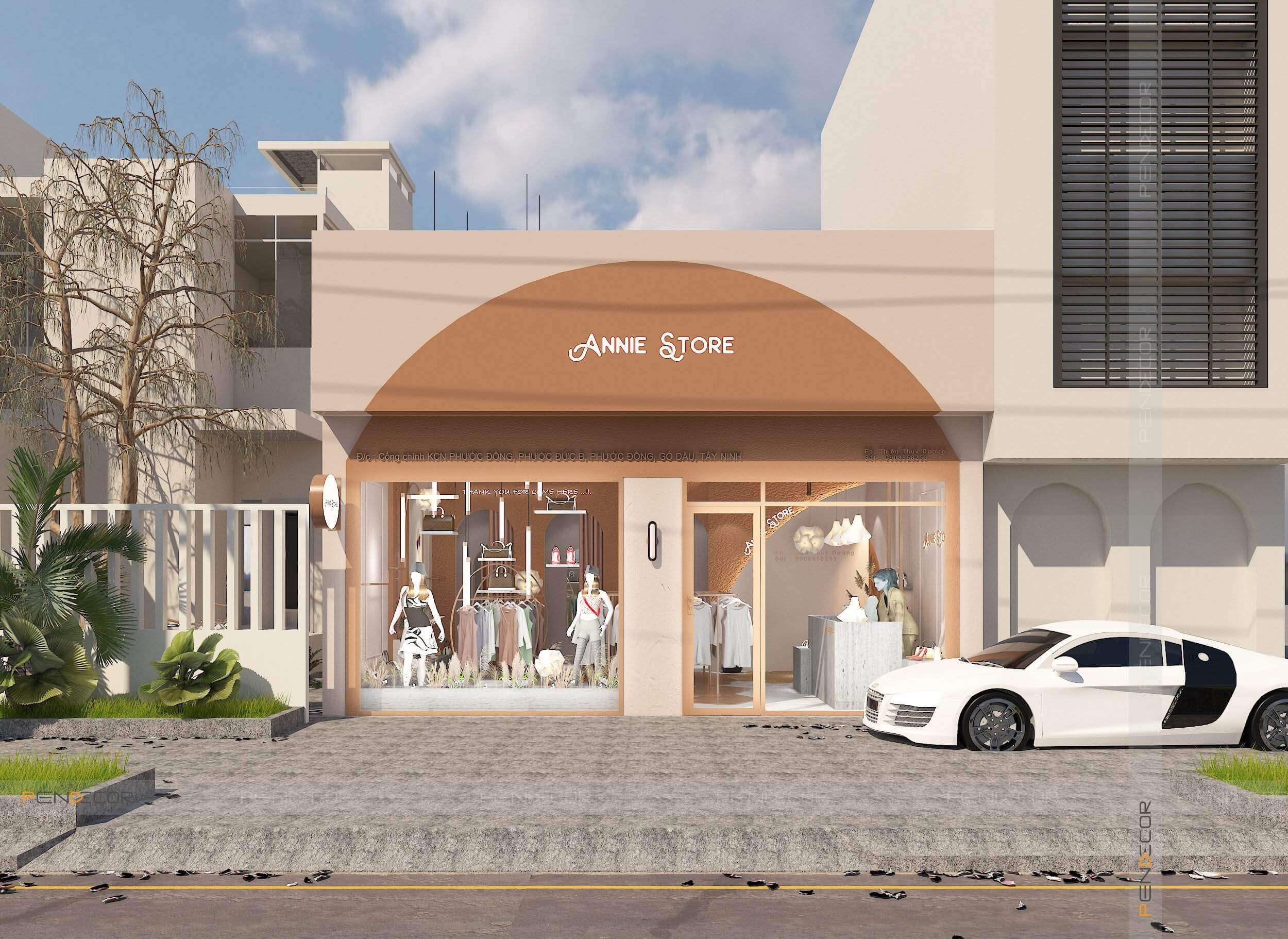 Thiết Kế Shop Thời Trang Nữ Annie Store