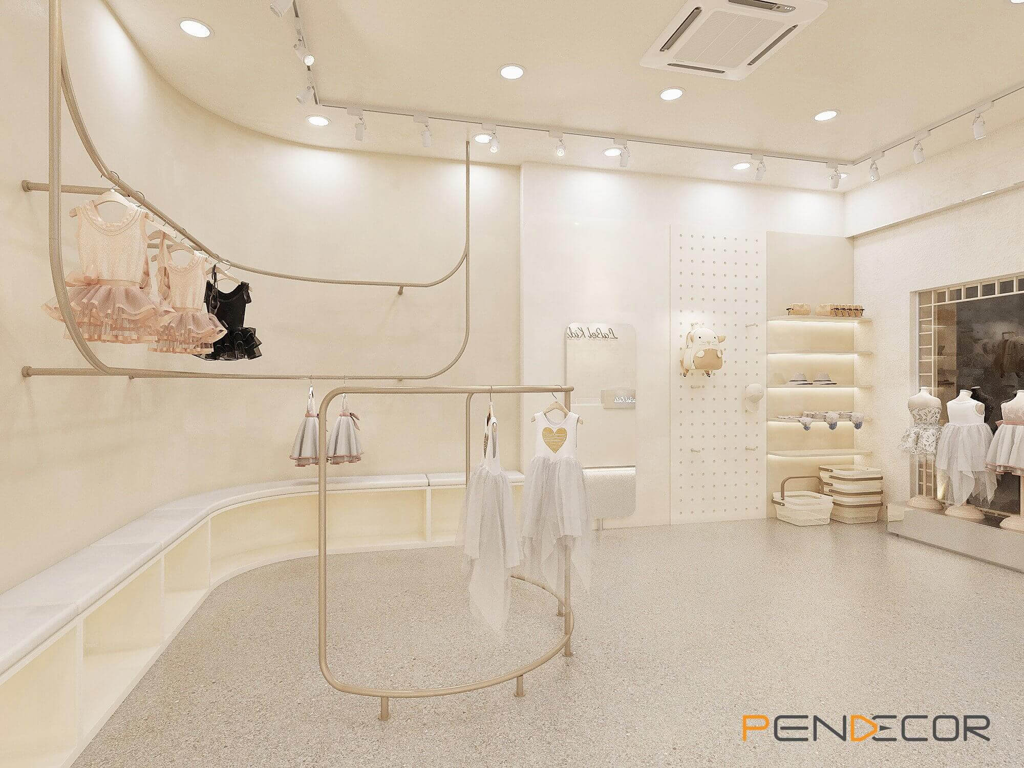 Thiết Kế Shop Thời Trang Trẻ Em Label Kids