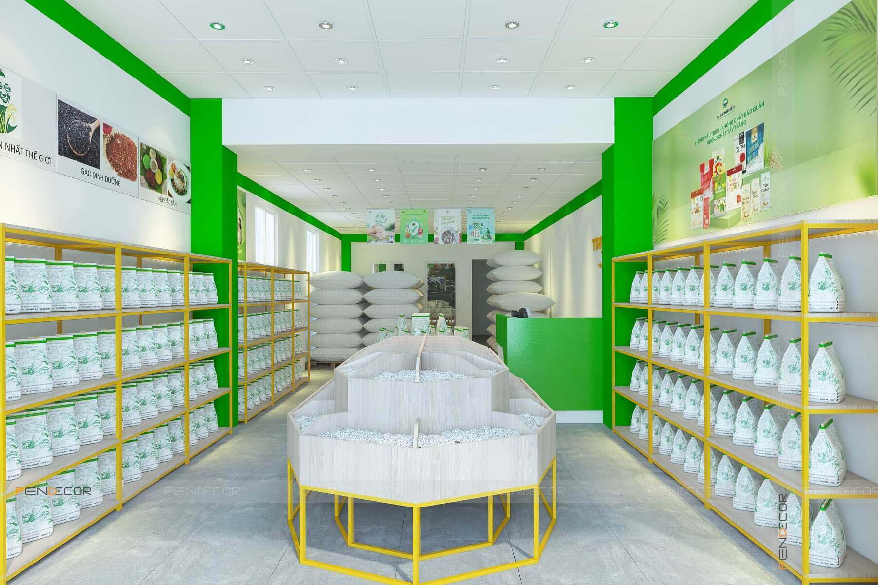 Thiết Kế và Thi Công Shop Trạng Gạo