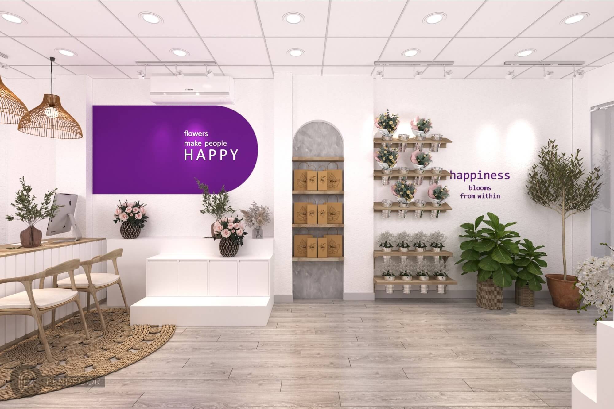 Thiết Kế Shop Hoa Tươi Amour