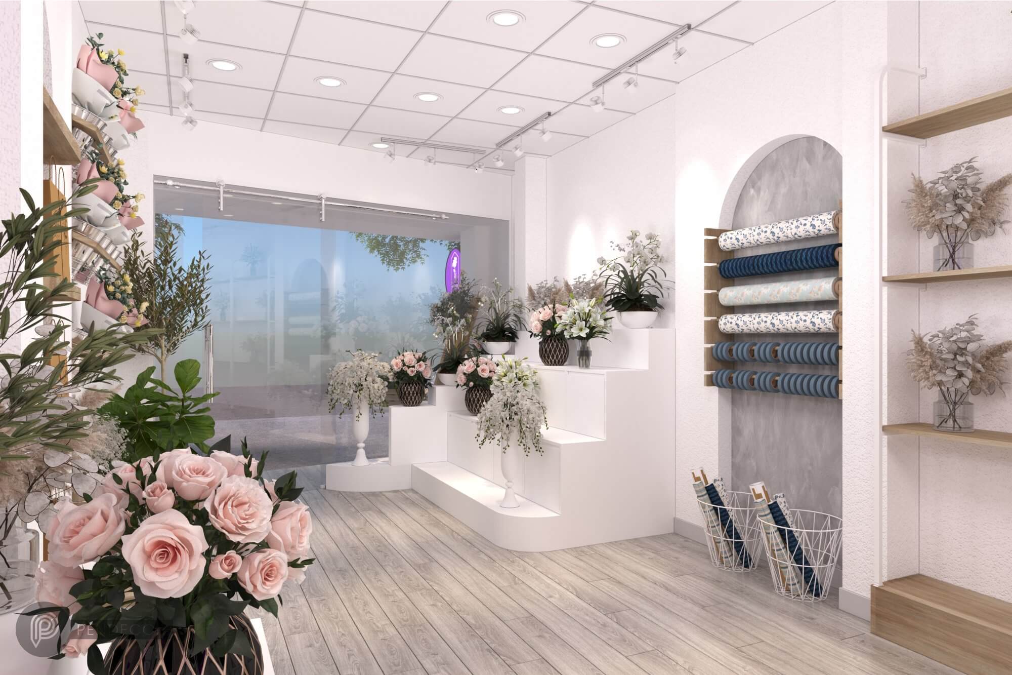 Thiết Kế Shop Hoa Tươi Amour