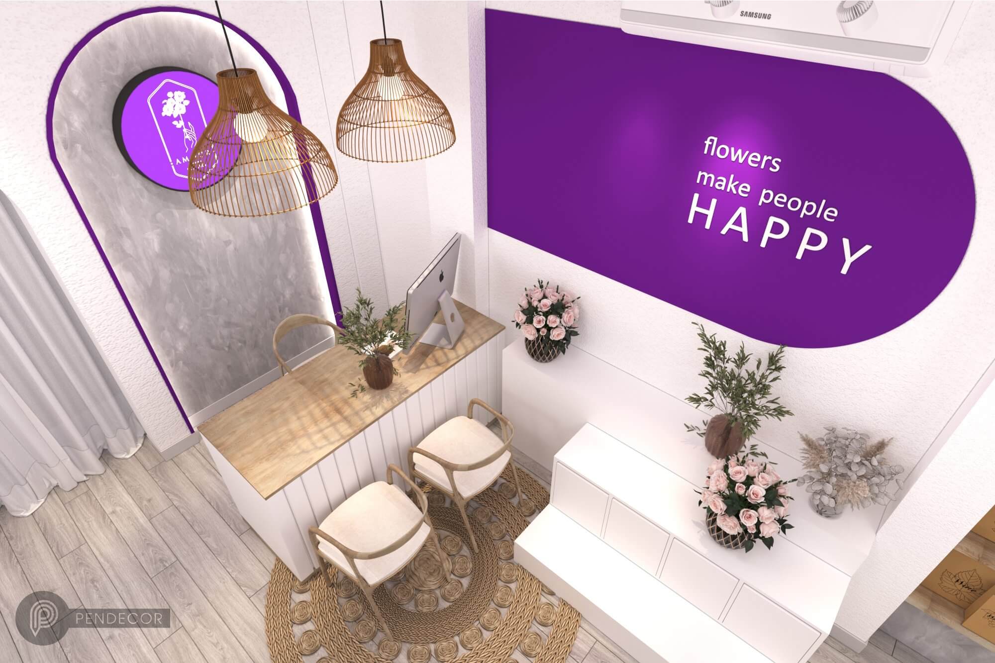 Thiết Kế Shop Hoa Tươi Amour