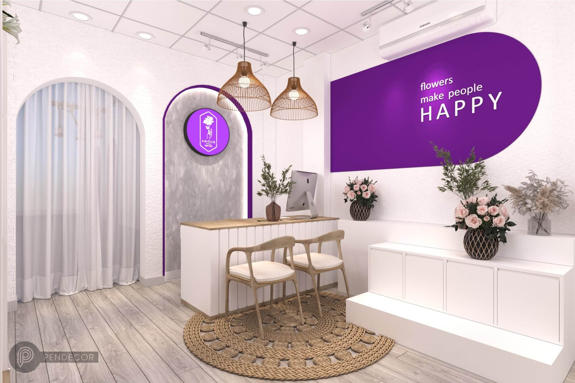 Thiết Kế Shop Hoa Tươi Amour
