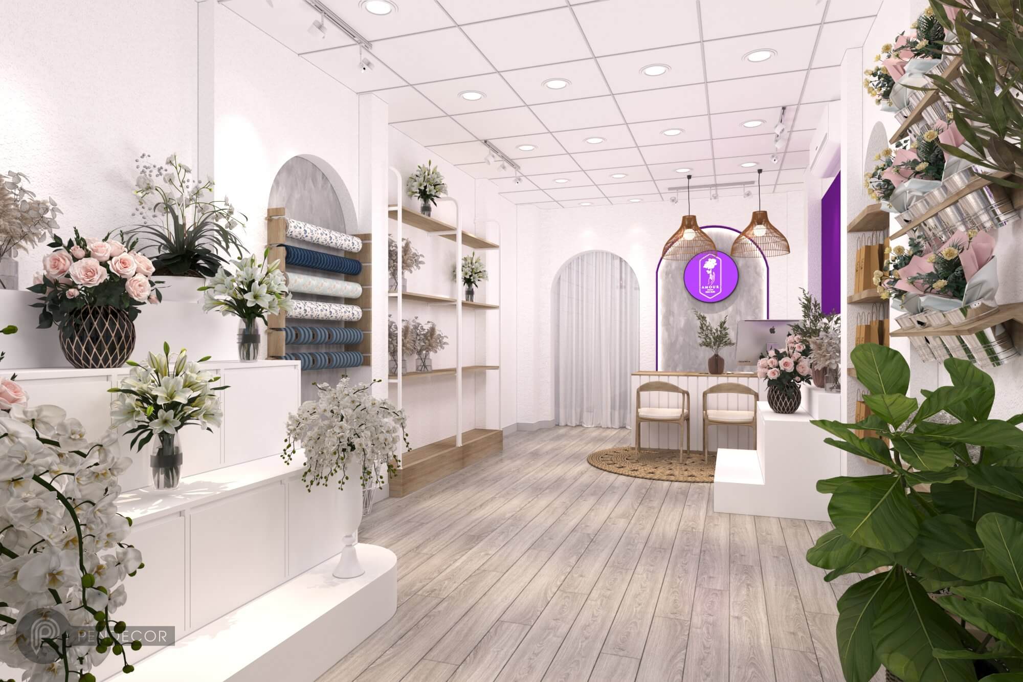 Thiết Kế Shop Hoa Tươi Amour