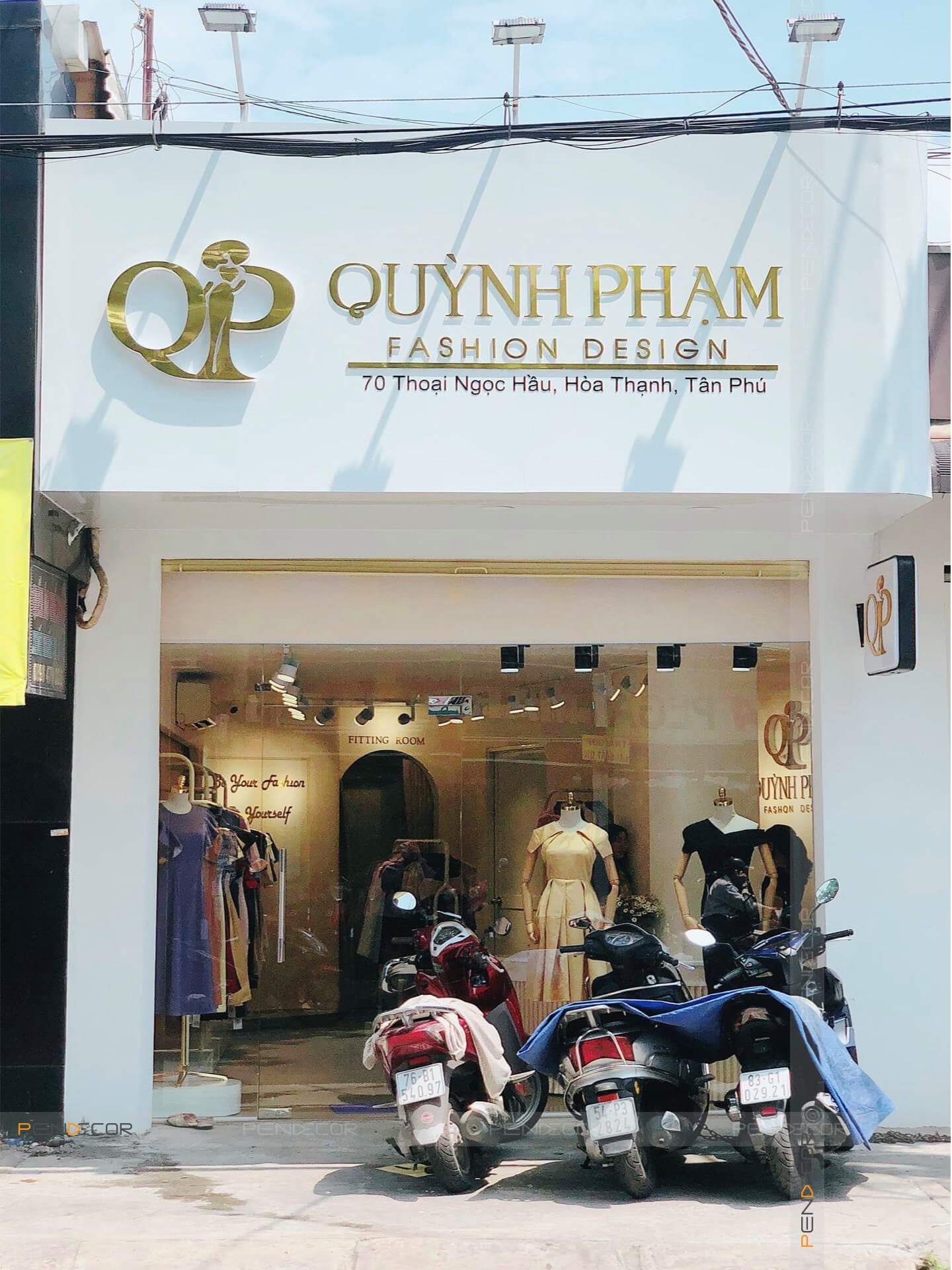 Thi Công Thực Tế Shop Thời Trang Nữ Quỳnh Phạm