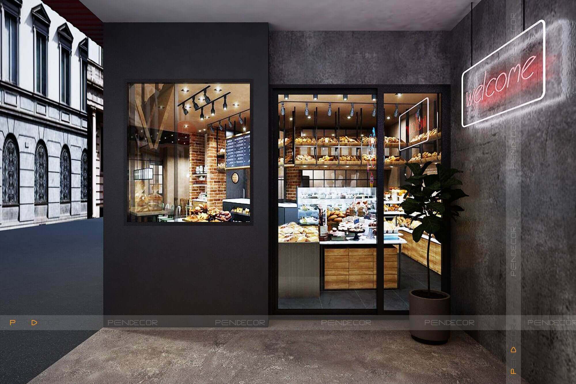 Thiết Kế Cửa Hàng Bánh Rocketto Desserts