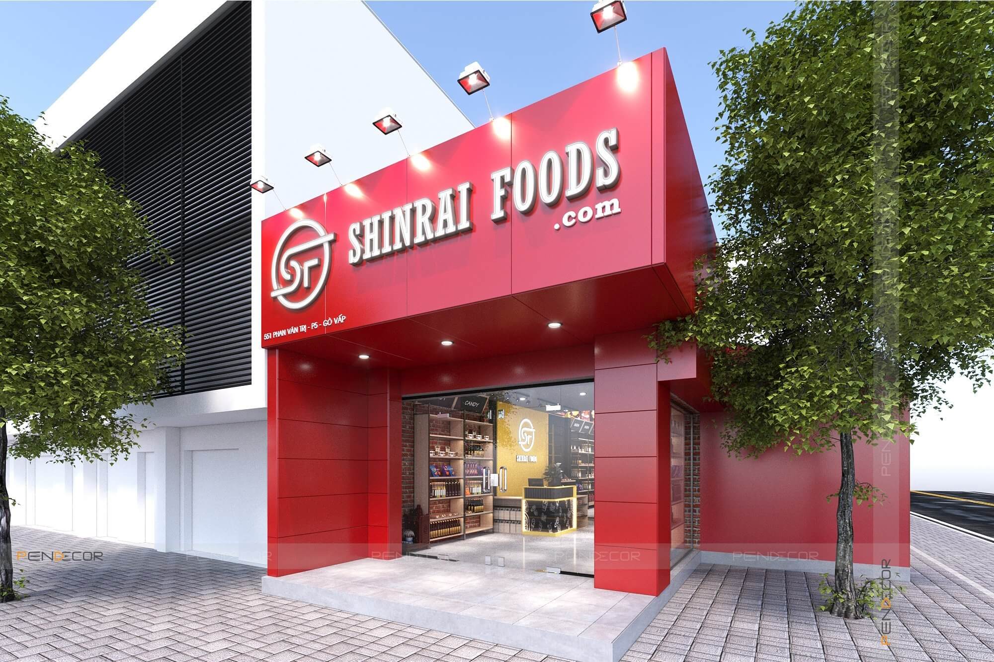Thiết Kế Shop Thực Phẩm Shinrai Foods