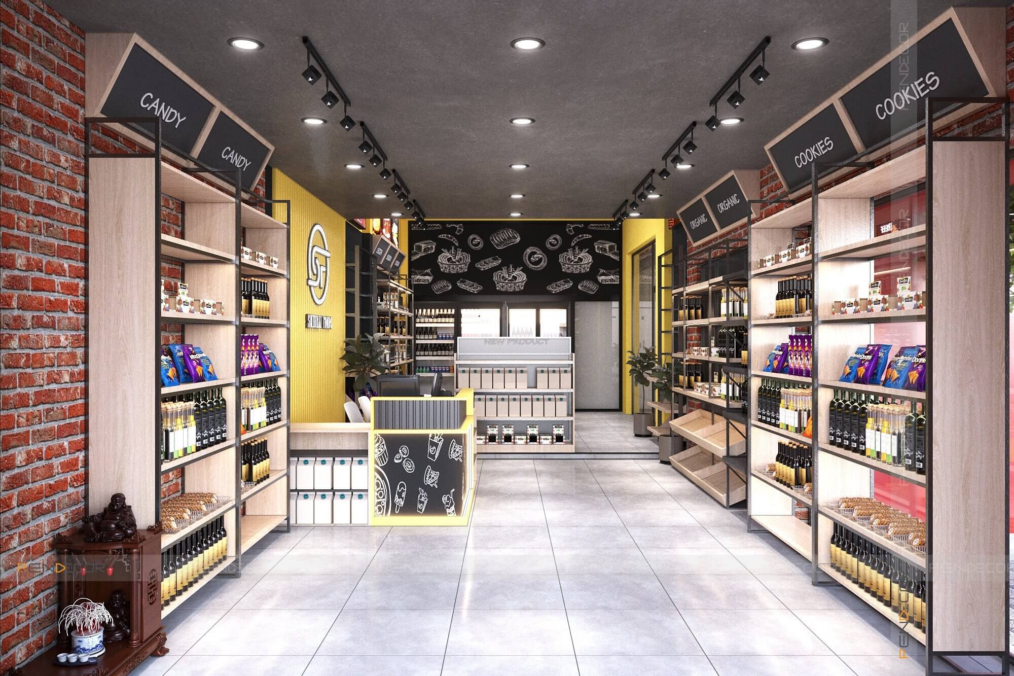 Thiết Kế Shop Thực Phẩm Shinrai Foods