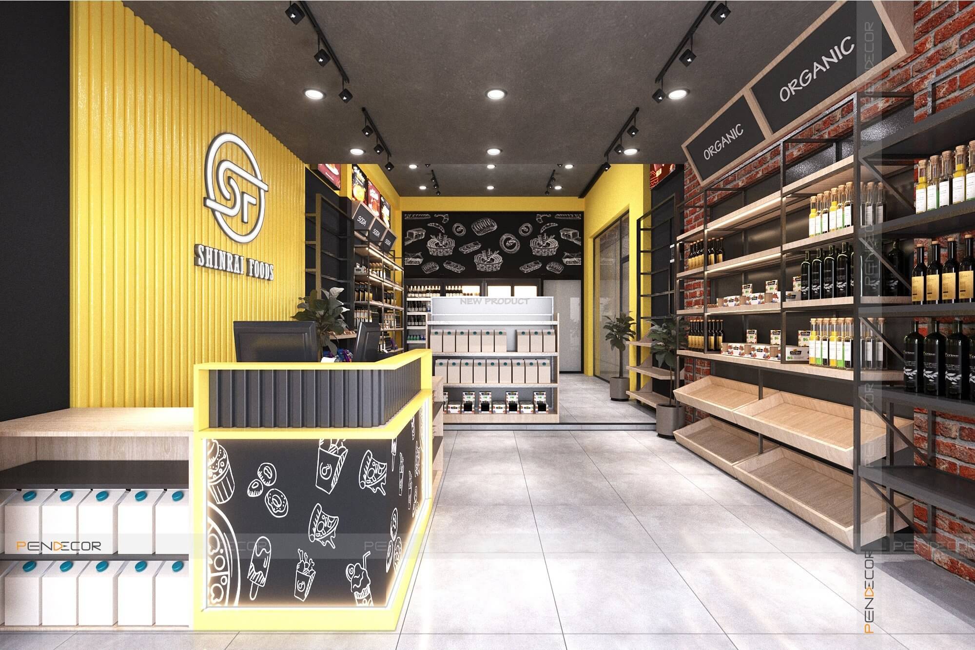Thiết Kế Shop Thực Phẩm Shinrai Foods