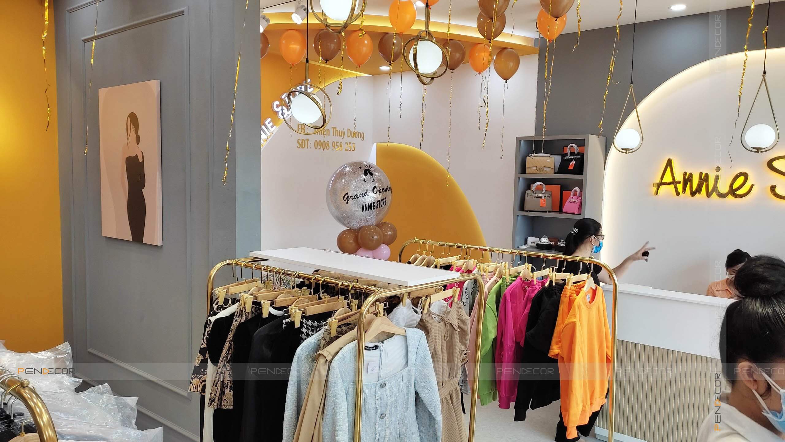 Thi Công Shop Thời Trang Nữ Annie Store