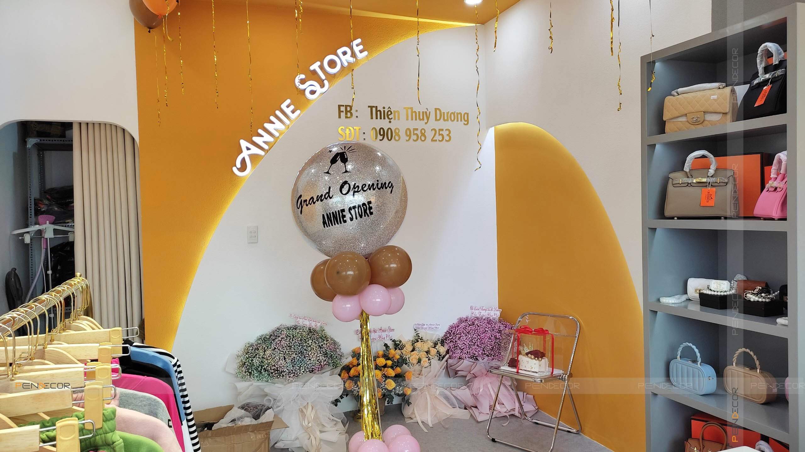 Thi Công Shop Thời Trang Nữ Annie Store