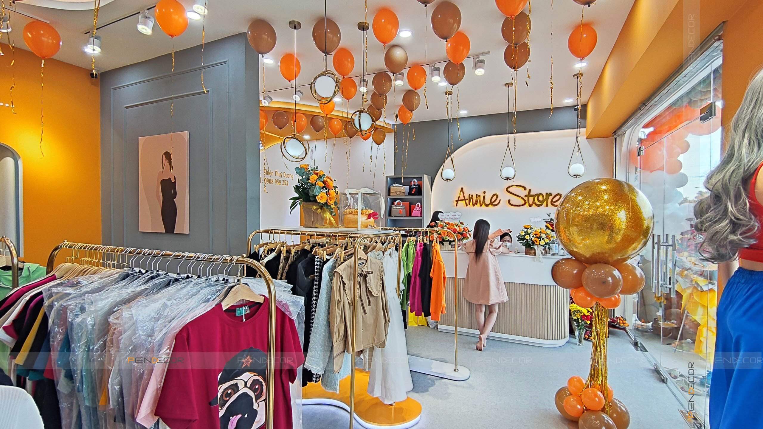 Thi Công Shop Thời Trang Nữ Annie Store