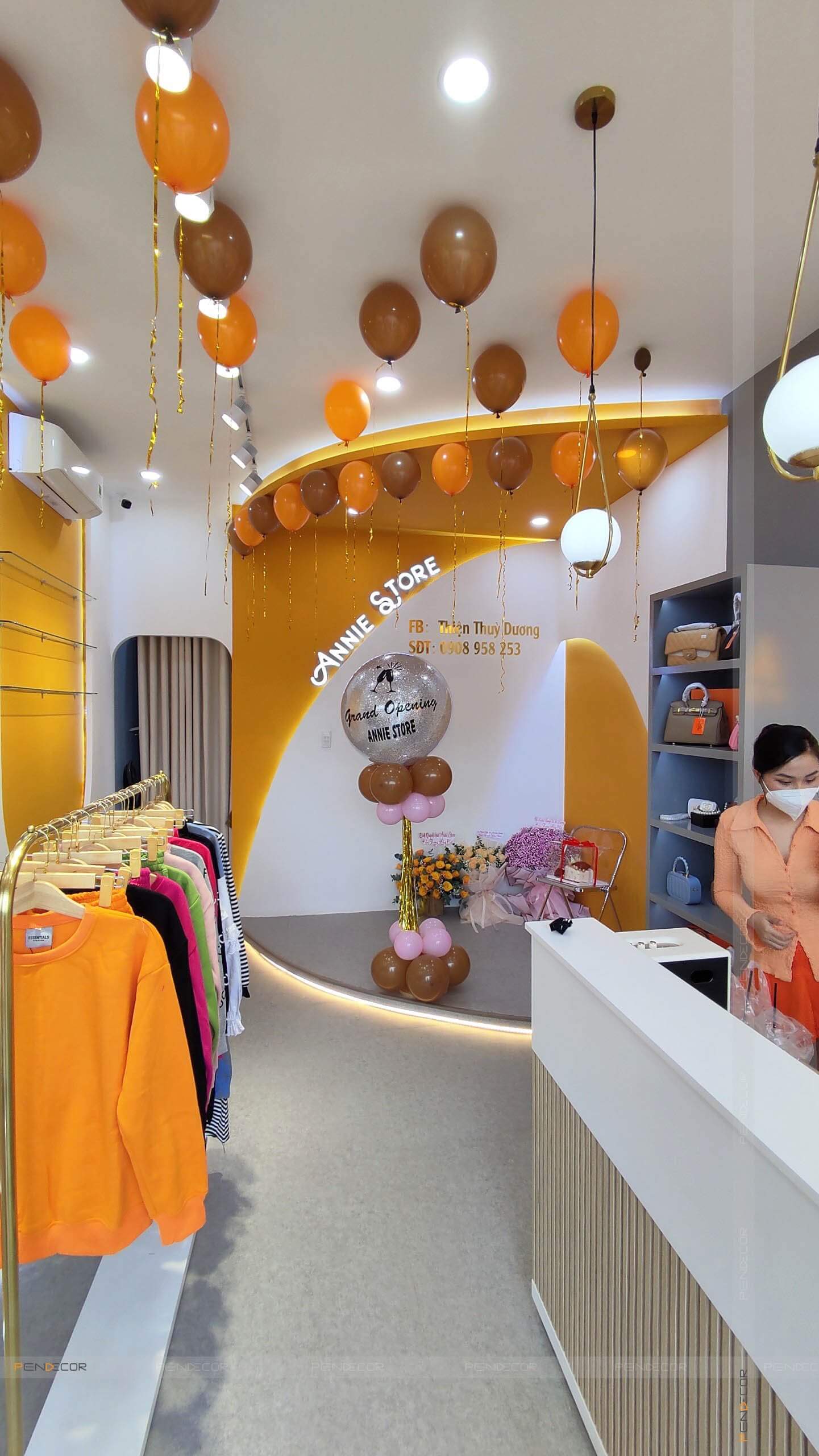 Thi Công Shop Thời Trang Nữ Annie Store