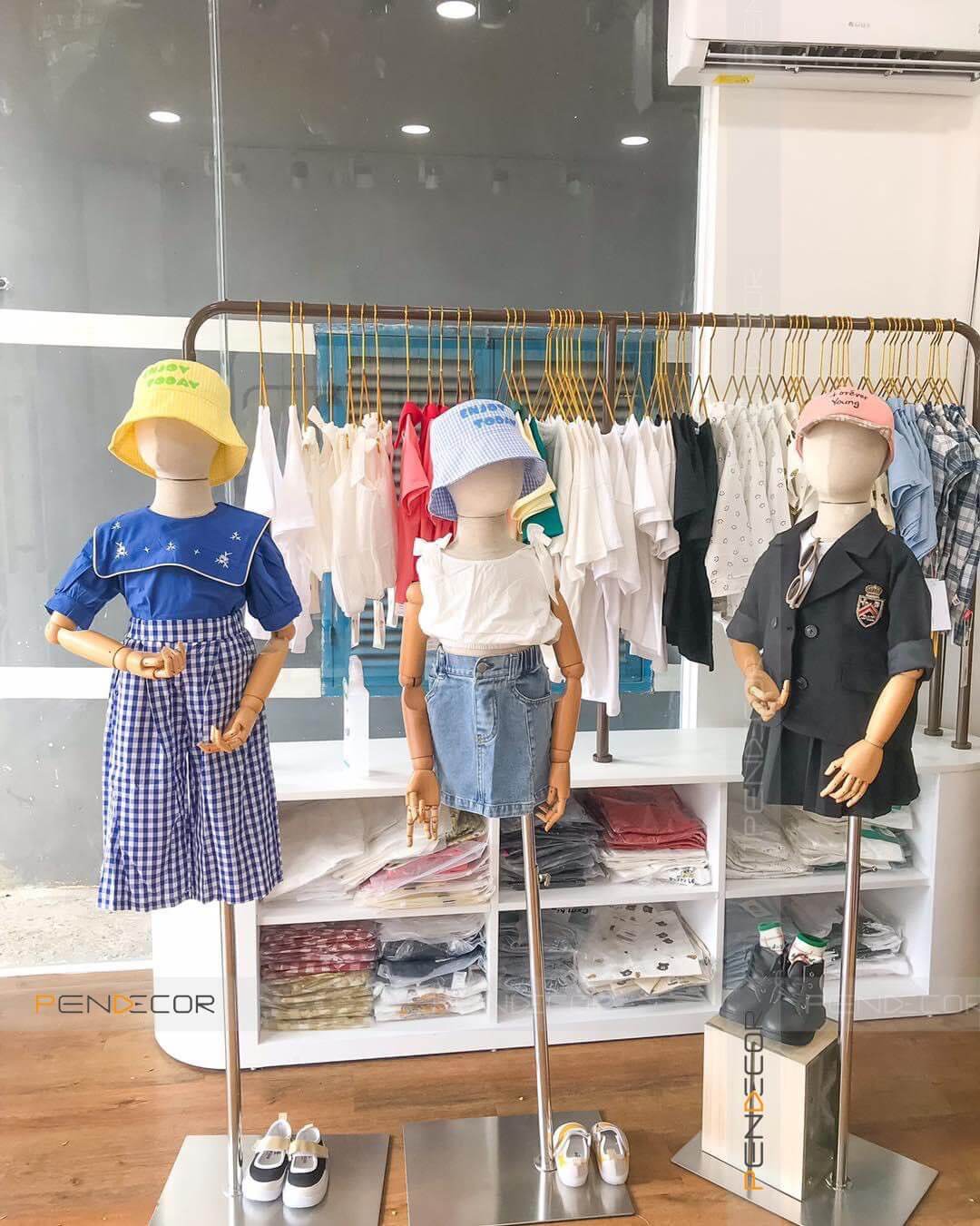 Thi Công Thực Tế Shop Thời Trang Trẻ Em Chan Kid's
