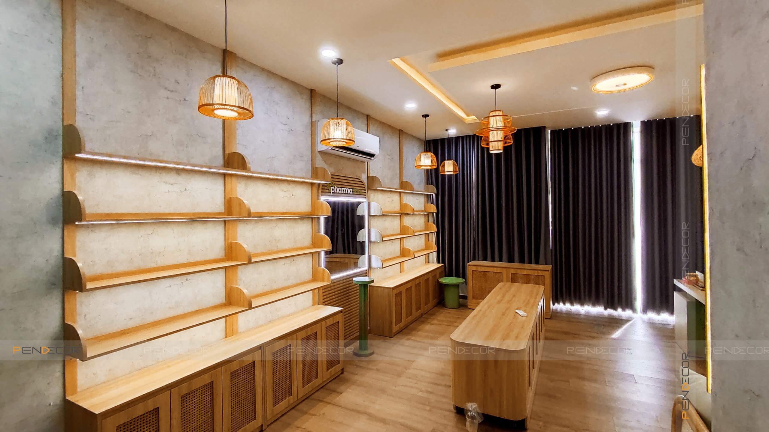 Thi Công Thực Tế Shop Mỹ Phẩm Pharmalime