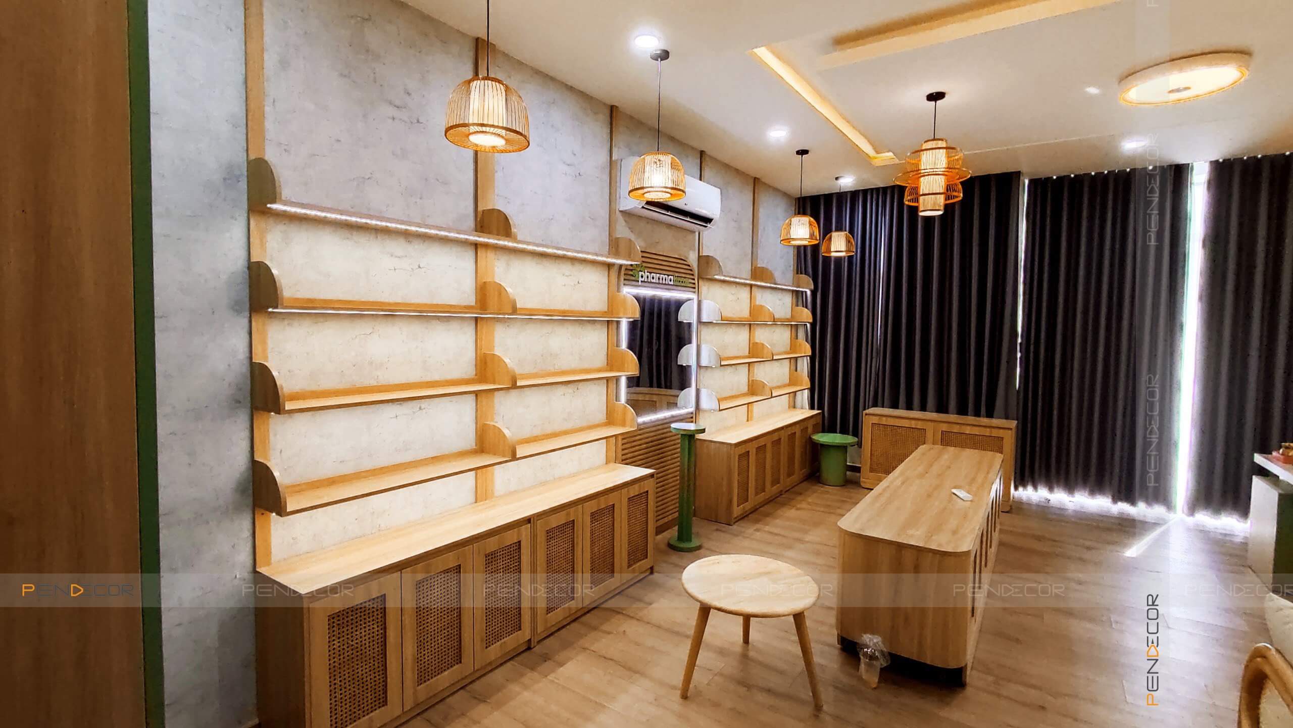 Thi Công Thực Tế Shop Mỹ Phẩm Pharmalime