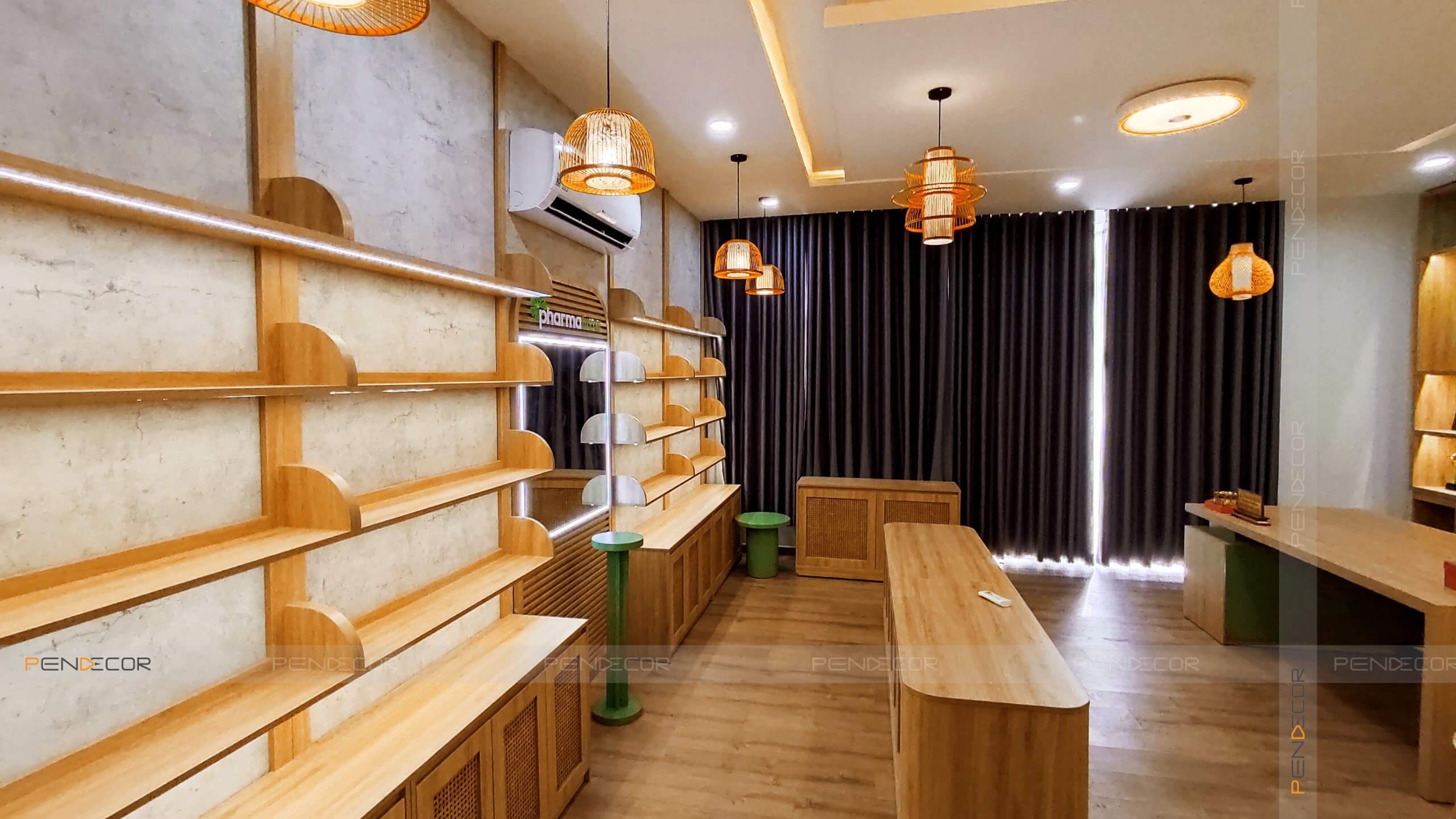 Thi Công Thực Tế Shop Mỹ Phẩm Pharmalime