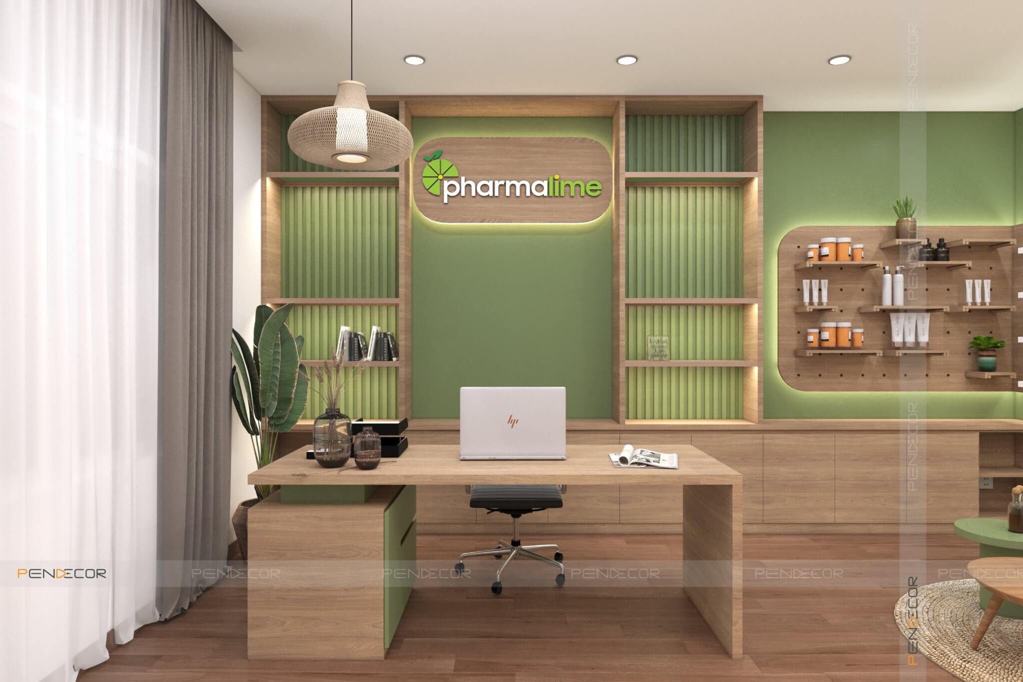 Thiết Kế Shop Mỹ Phẩm Pharmalime