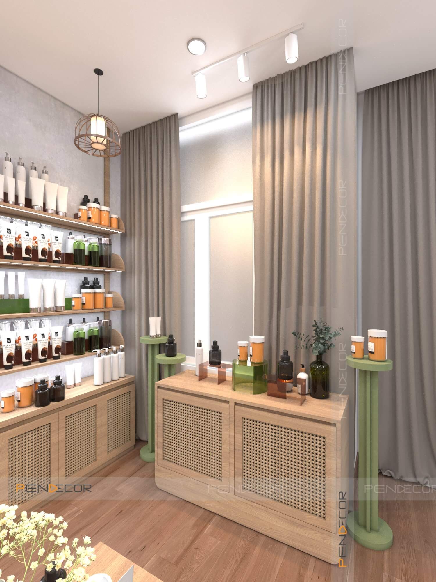 Thiết Kế Shop Mỹ Phẩm Pharmalime