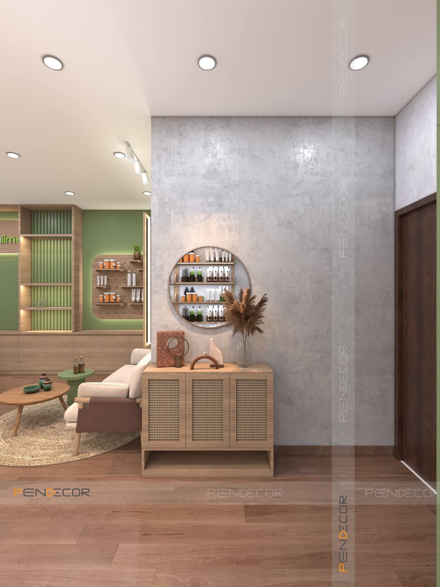 Thiết Kế Shop Mỹ Phẩm Pharmalime