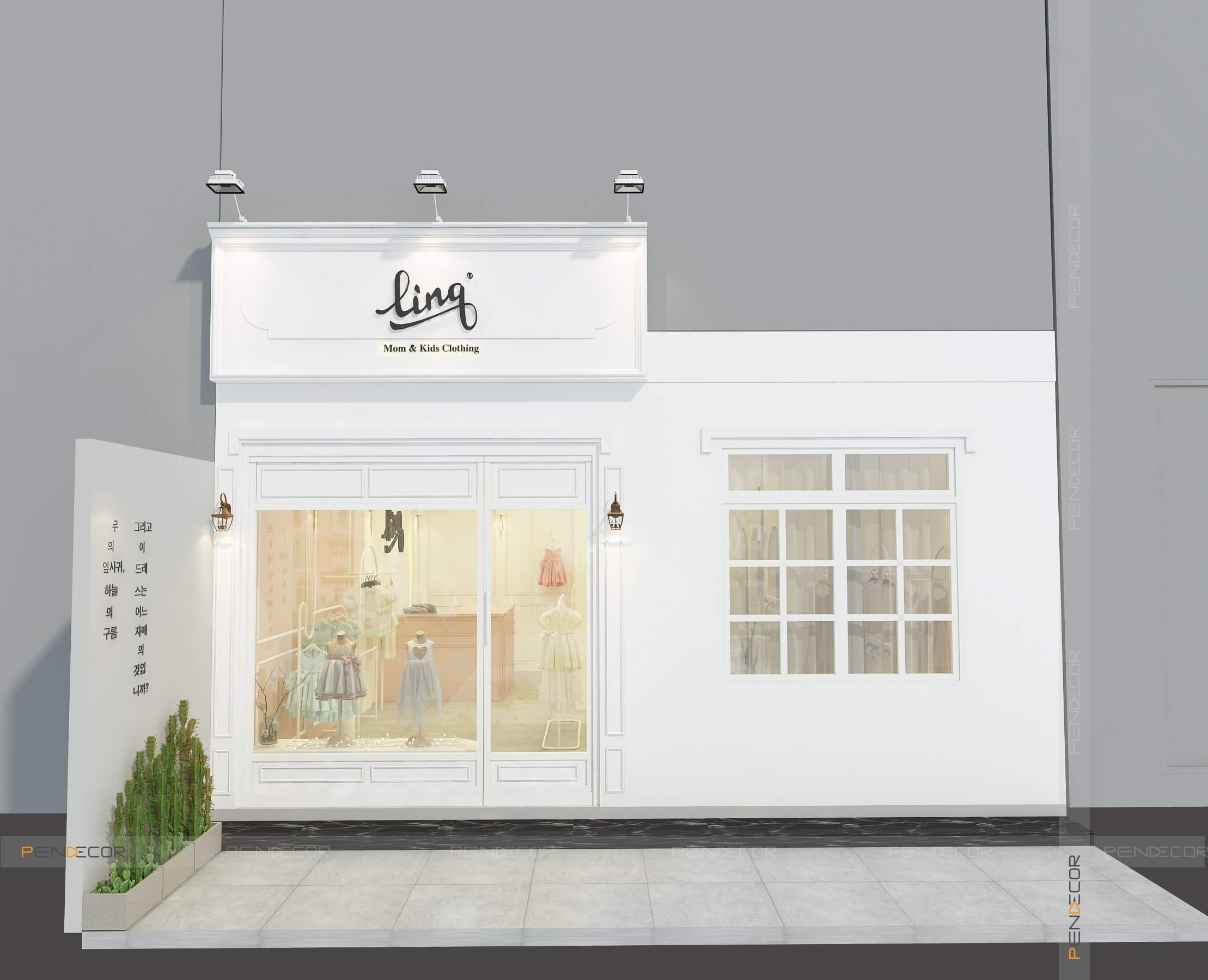 Thiết Kế Shop Thời Trang Trẻ Em Ling