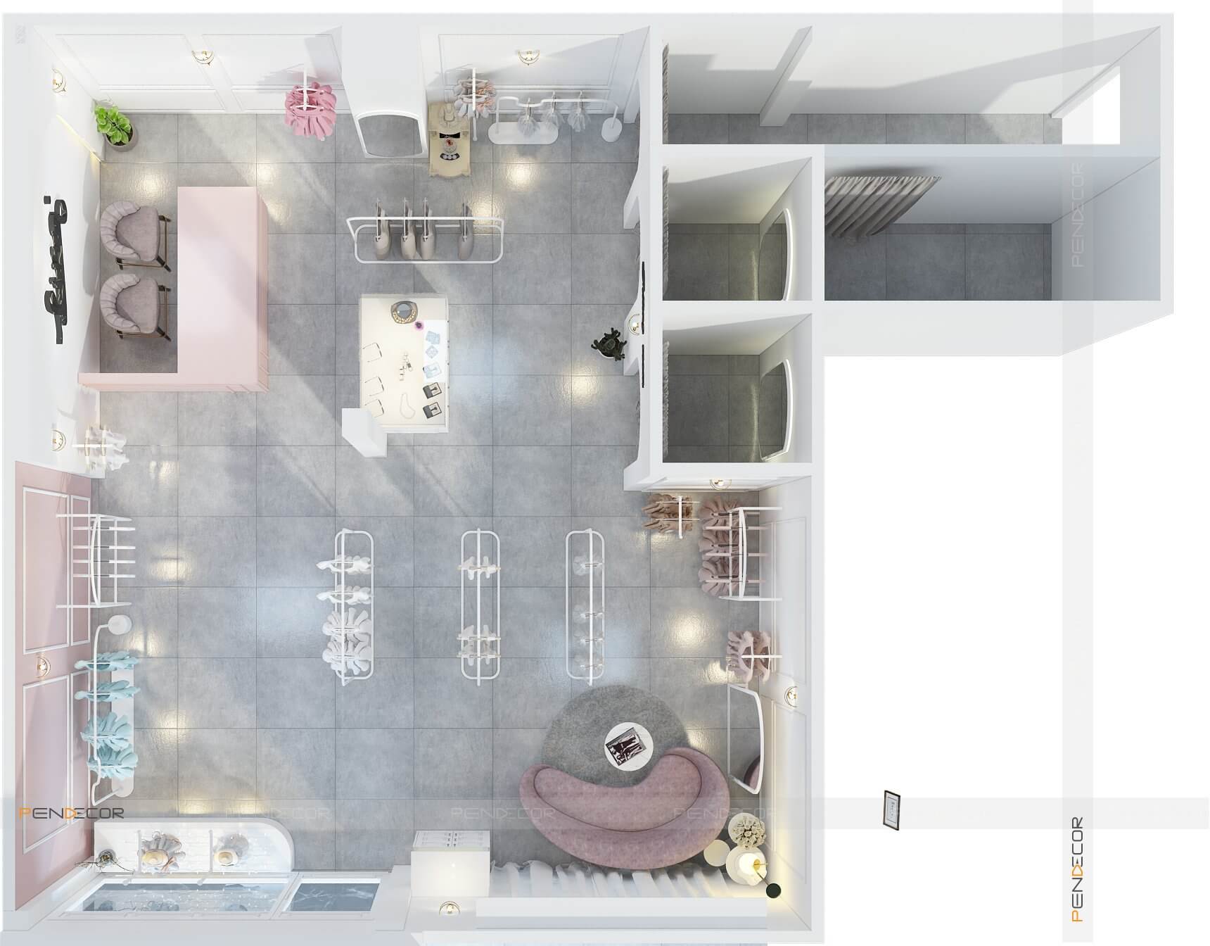 Thiết Kế Shop Thời Trang Trẻ Em Ling