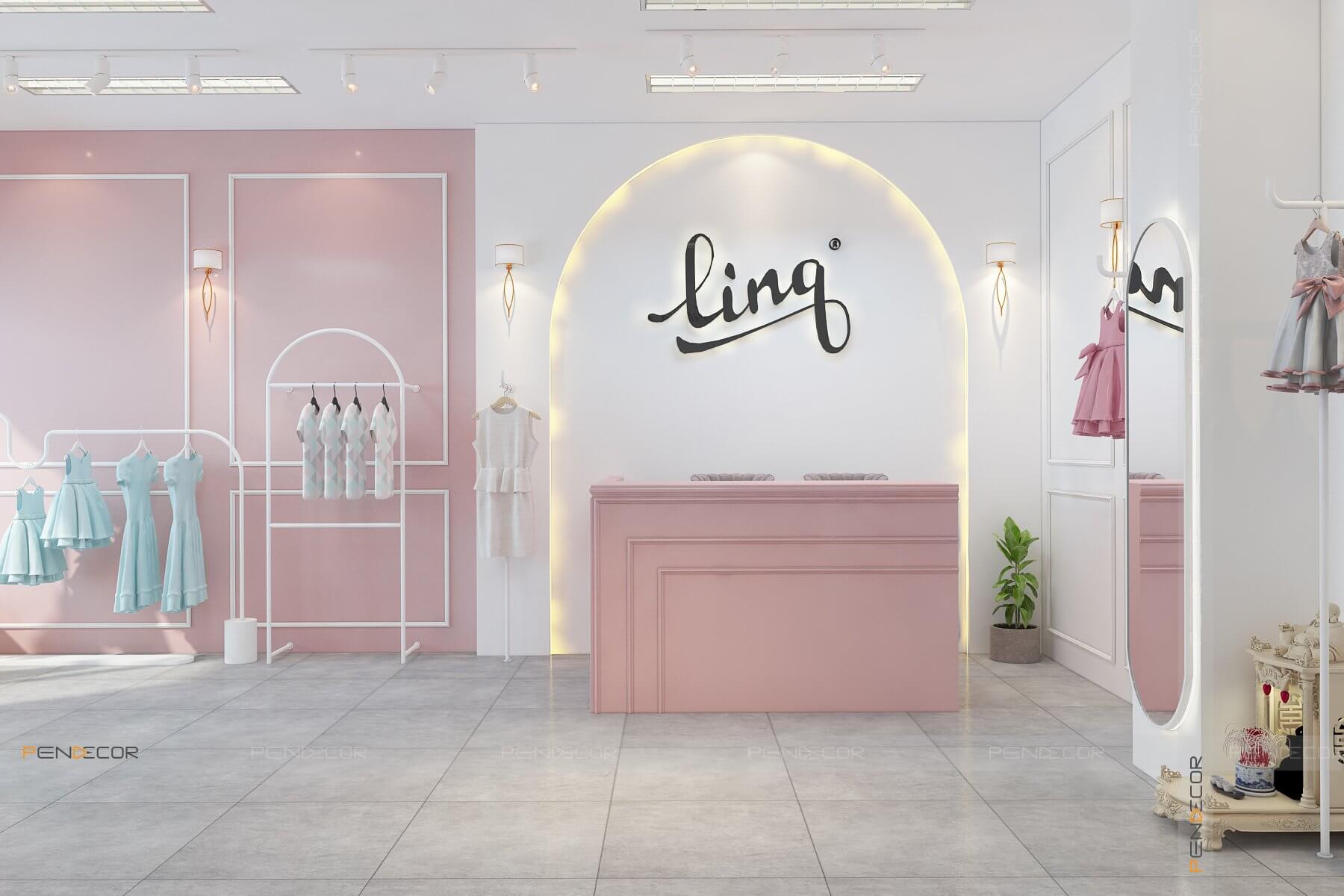 Thiết Kế Shop Thời Trang Trẻ Em Ling