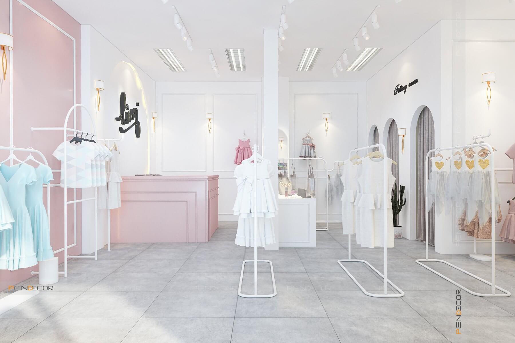 Thiết Kế Shop Thời Trang Trẻ Em Ling