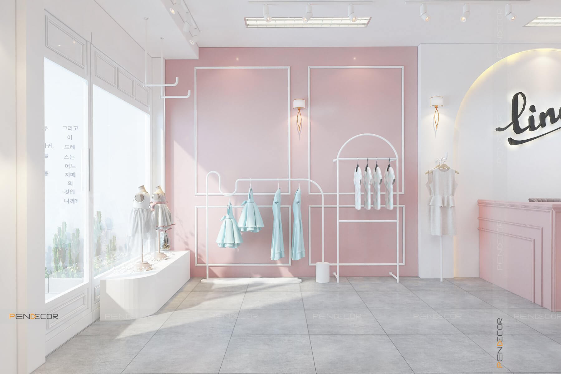 Thiết Kế Shop Thời Trang Trẻ Em Ling