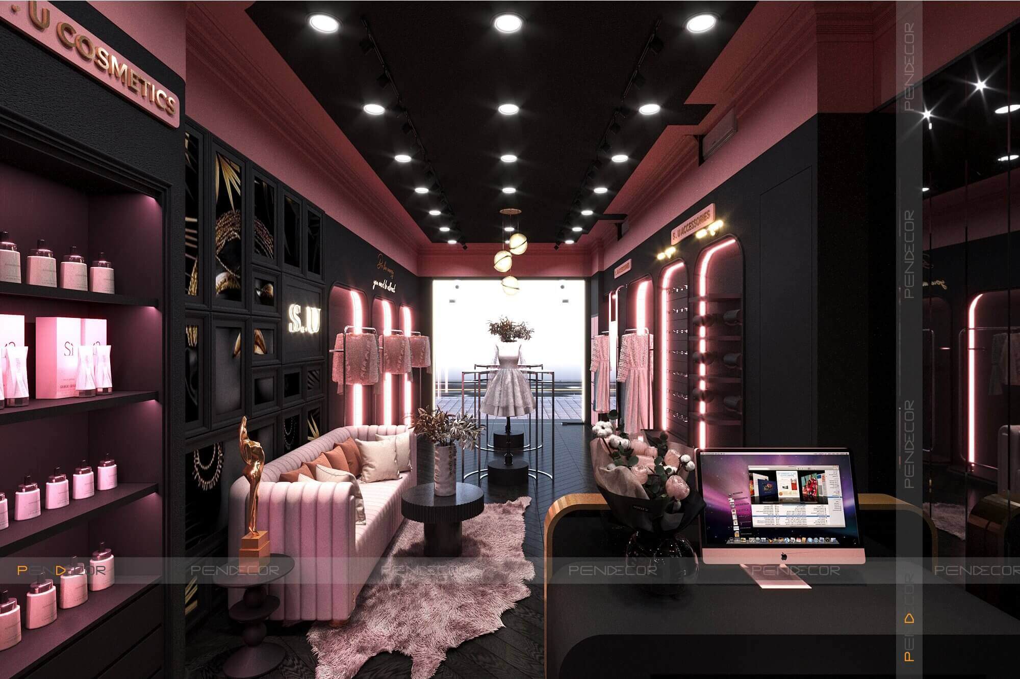 Thiết Kế Shop Thời Trang Nữ S.U