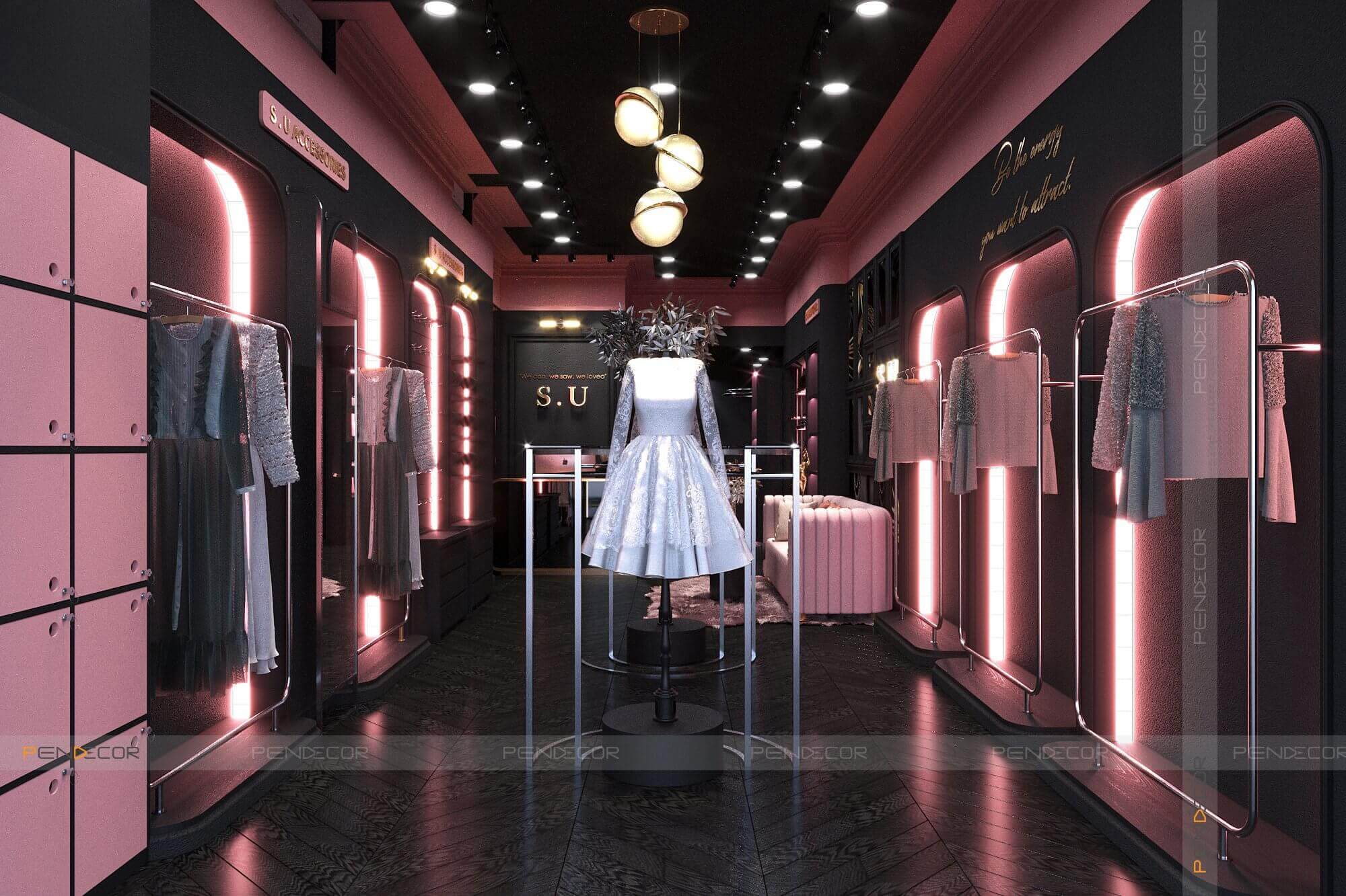 Thiết Kế Shop Thời Trang Nữ S.U