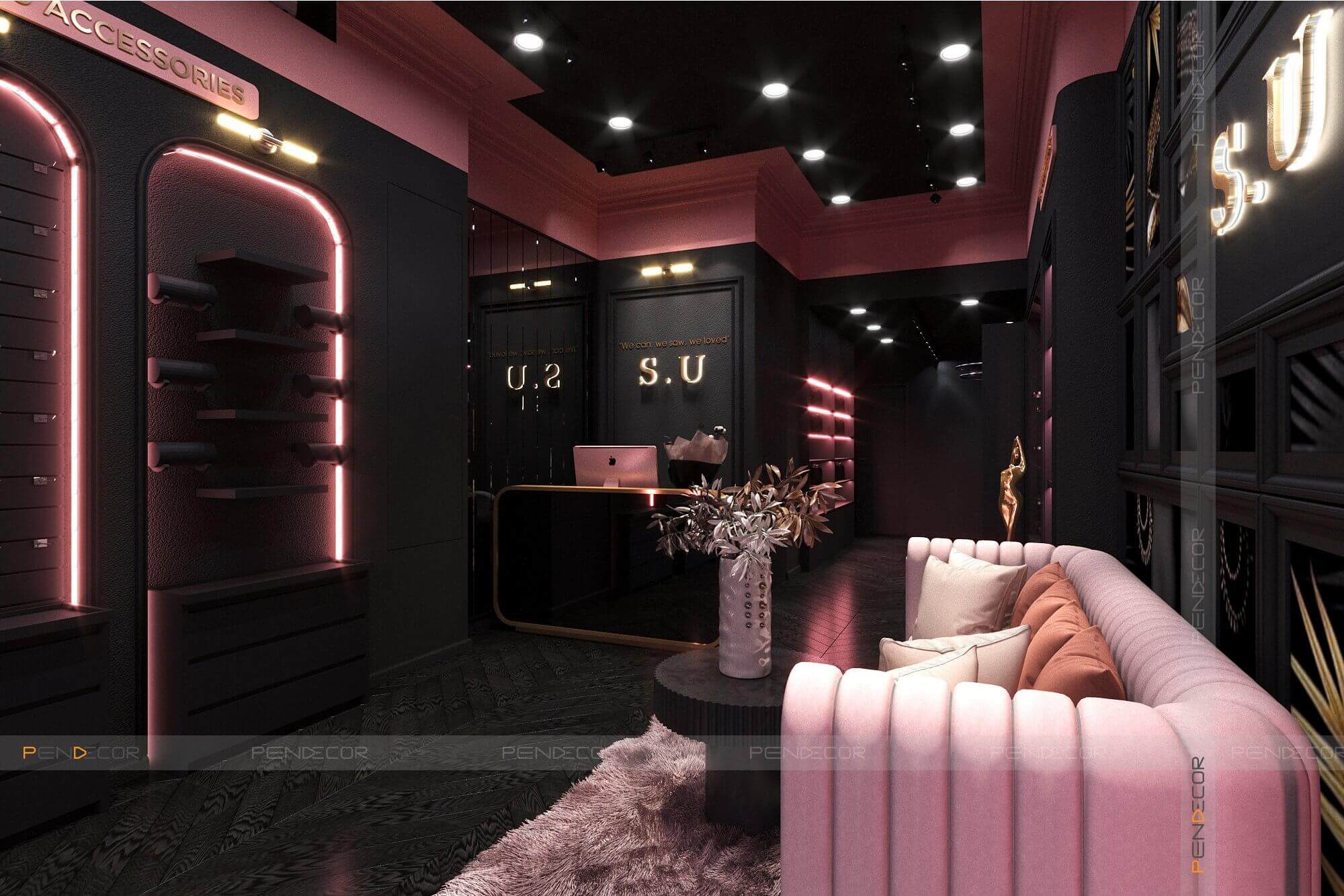 Thiết Kế Shop Thời Trang Nữ S.U