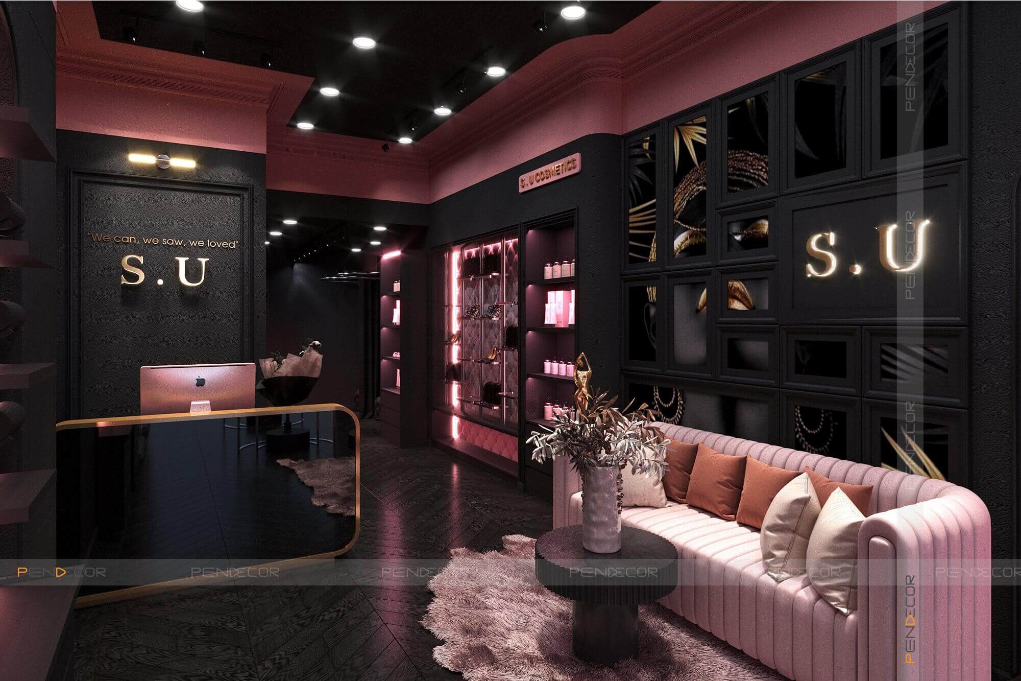 Thiết Kế Shop Thời Trang Nữ S.U