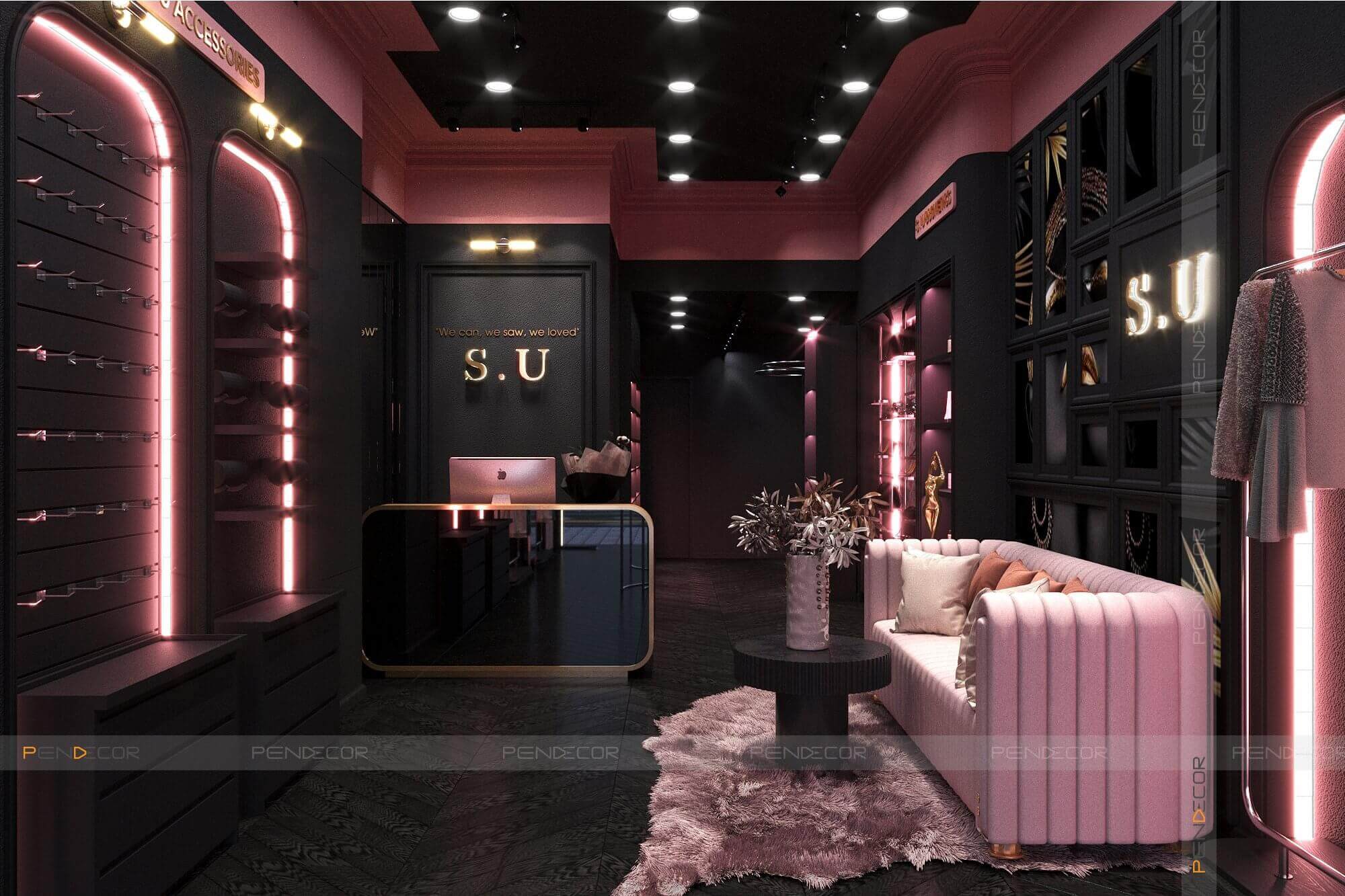 Thiết Kế Shop Thời Trang Nữ S.U