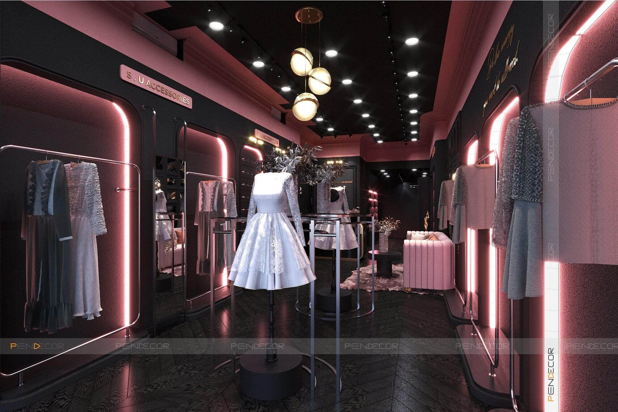 Thiết Kế Shop Thời Trang Nữ S.U