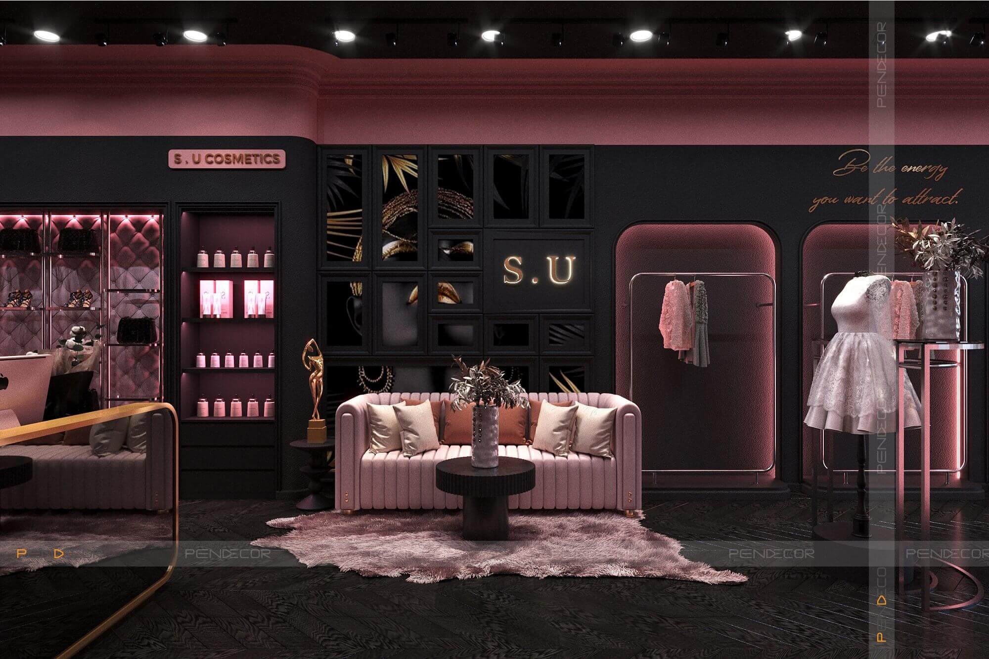 Thiết Kế Shop Thời Trang Nữ S.U