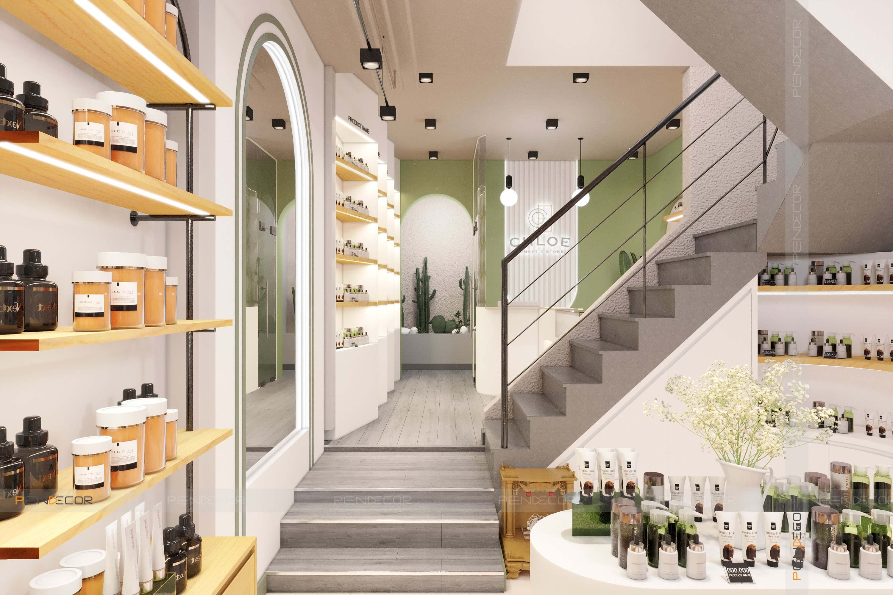 Thiết Kế Shop Mỹ Phẩm Chloe