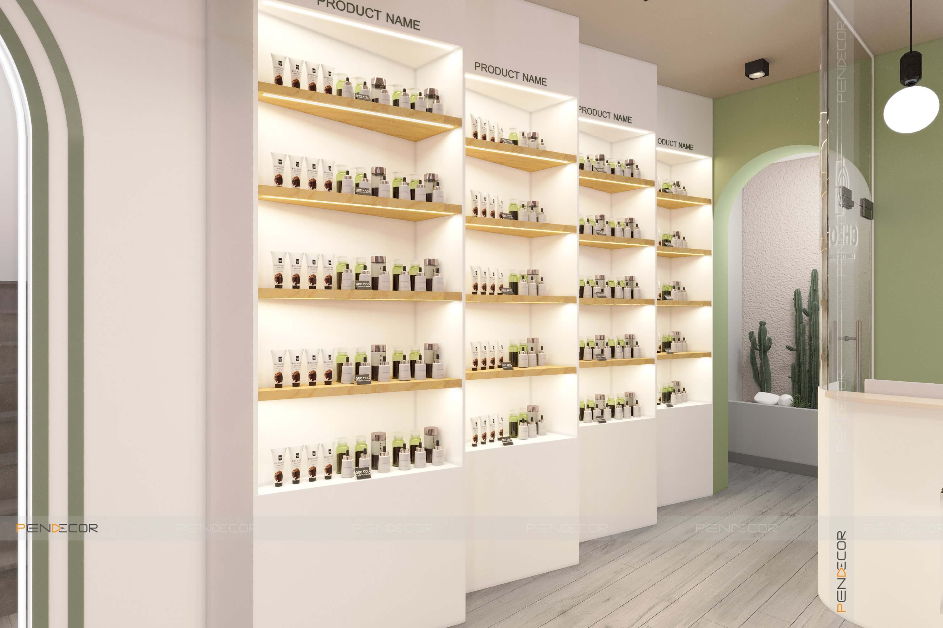 Thiết Kế Shop Mỹ Phẩm Chloe