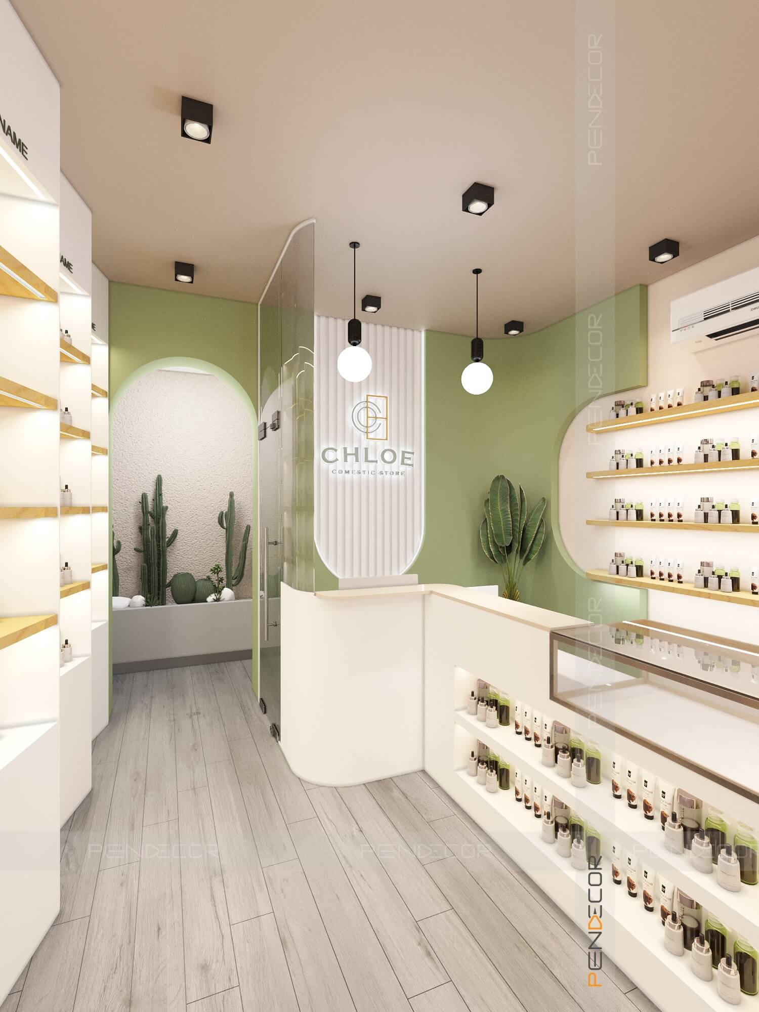 Thiết Kế Shop Mỹ Phẩm Chloe