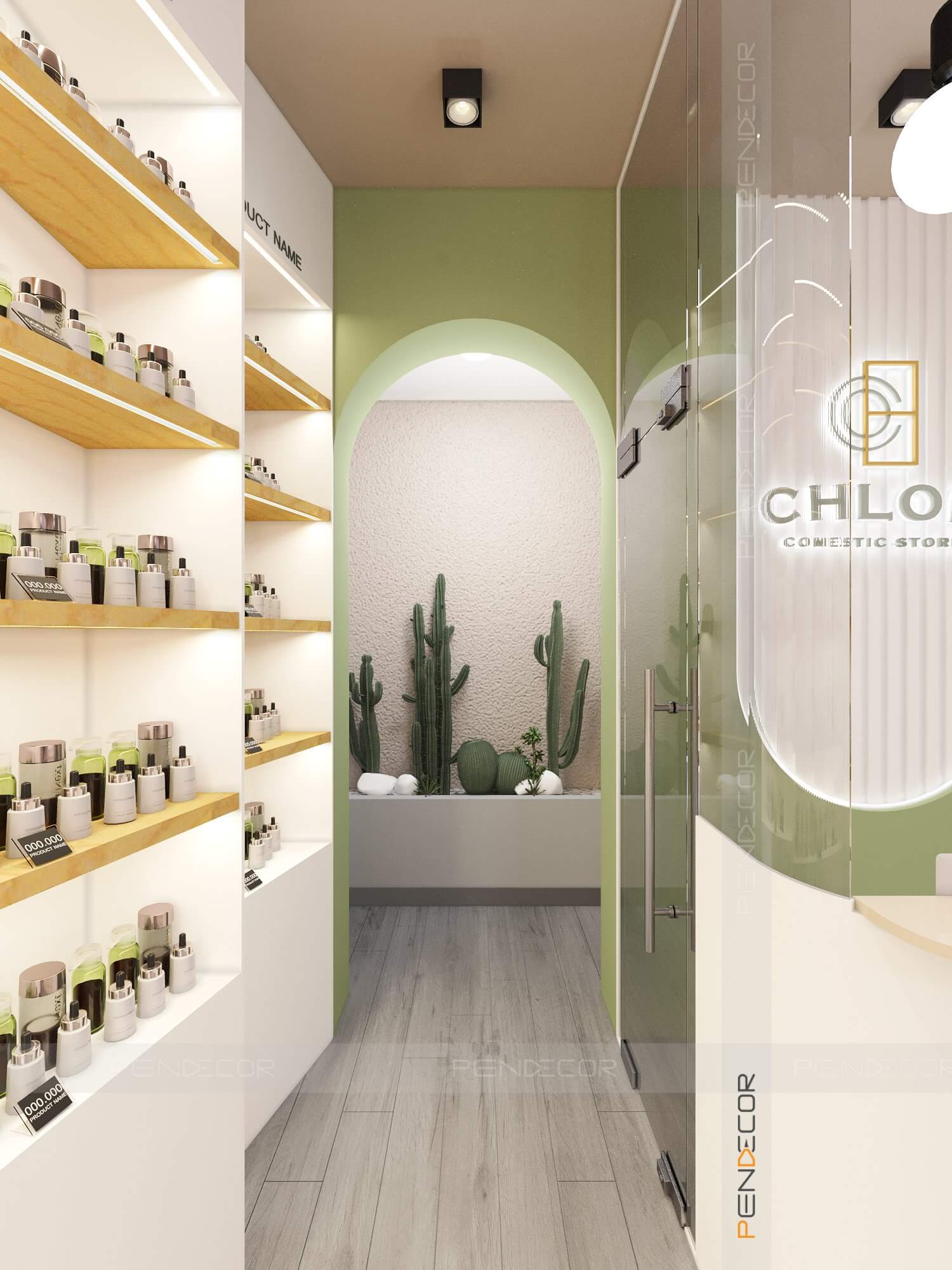 Thiết Kế Shop Mỹ Phẩm Chloe