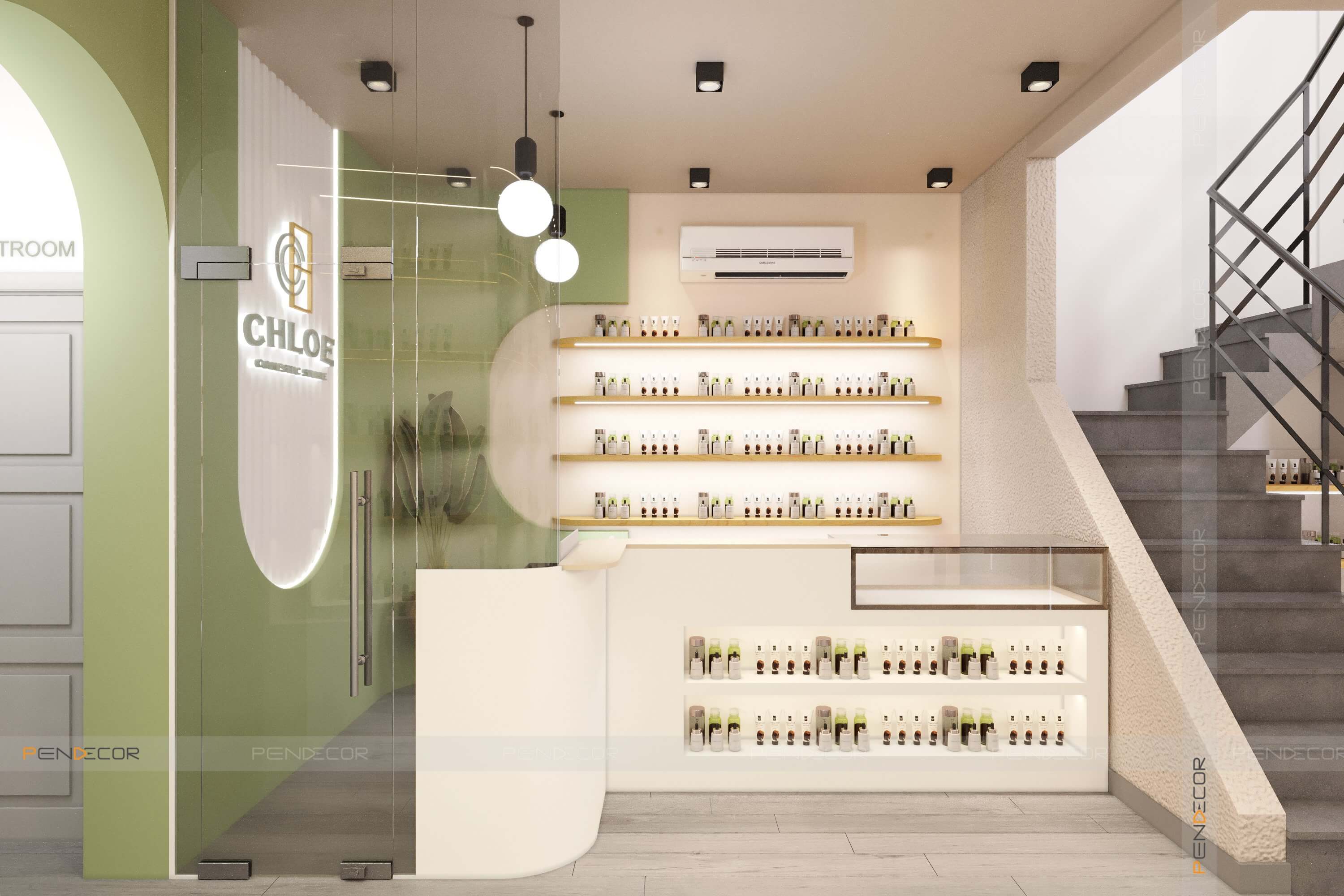 Thiết Kế Shop Mỹ Phẩm Chloe