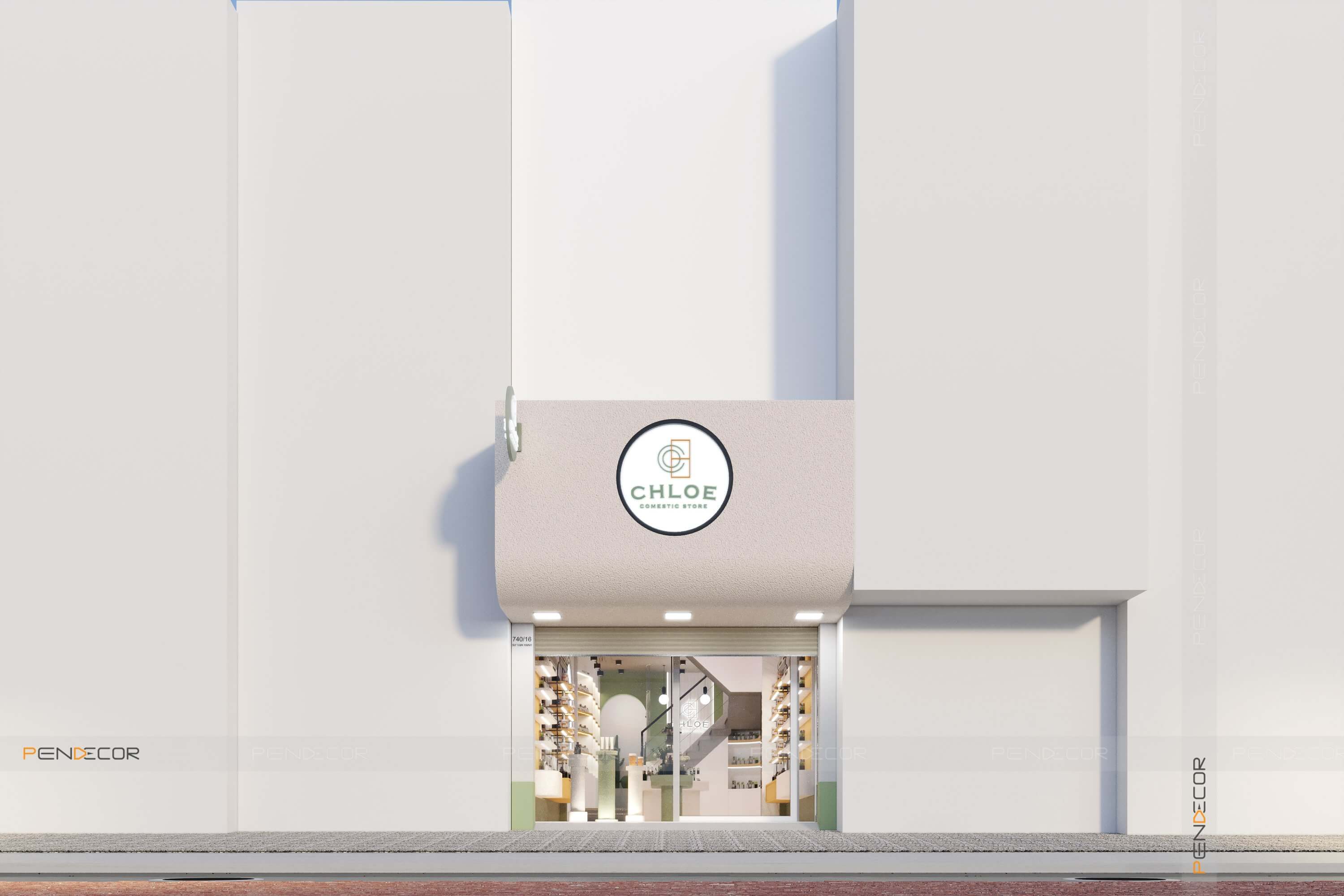 Thiết Kế Shop Mỹ Phẩm Chloe