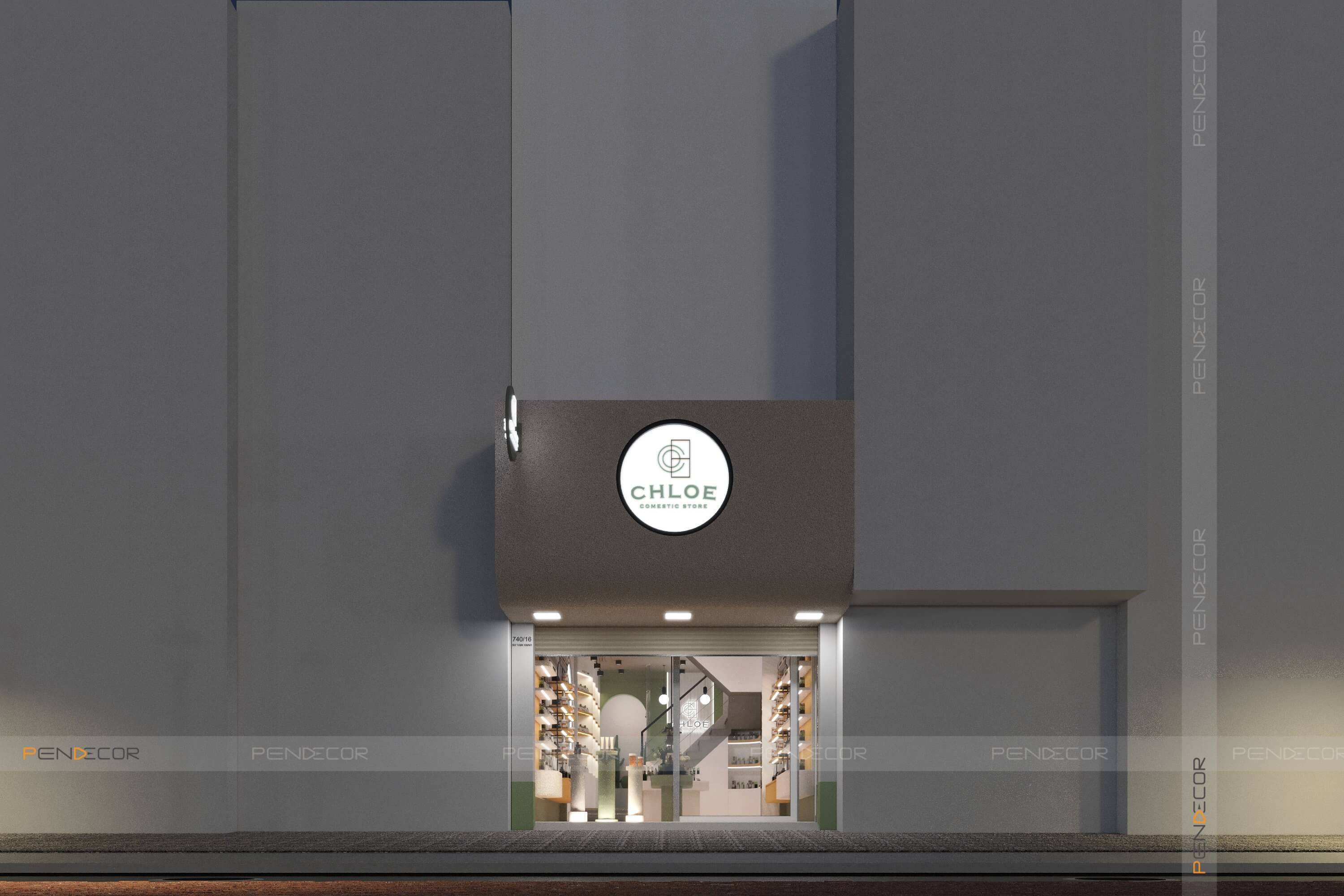 Thiết Kế Shop Mỹ Phẩm Chloe