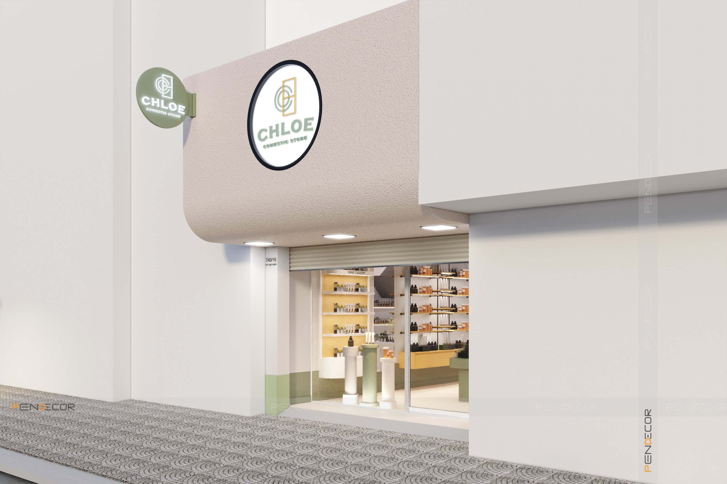 Thiết Kế Shop Mỹ Phẩm Chloe