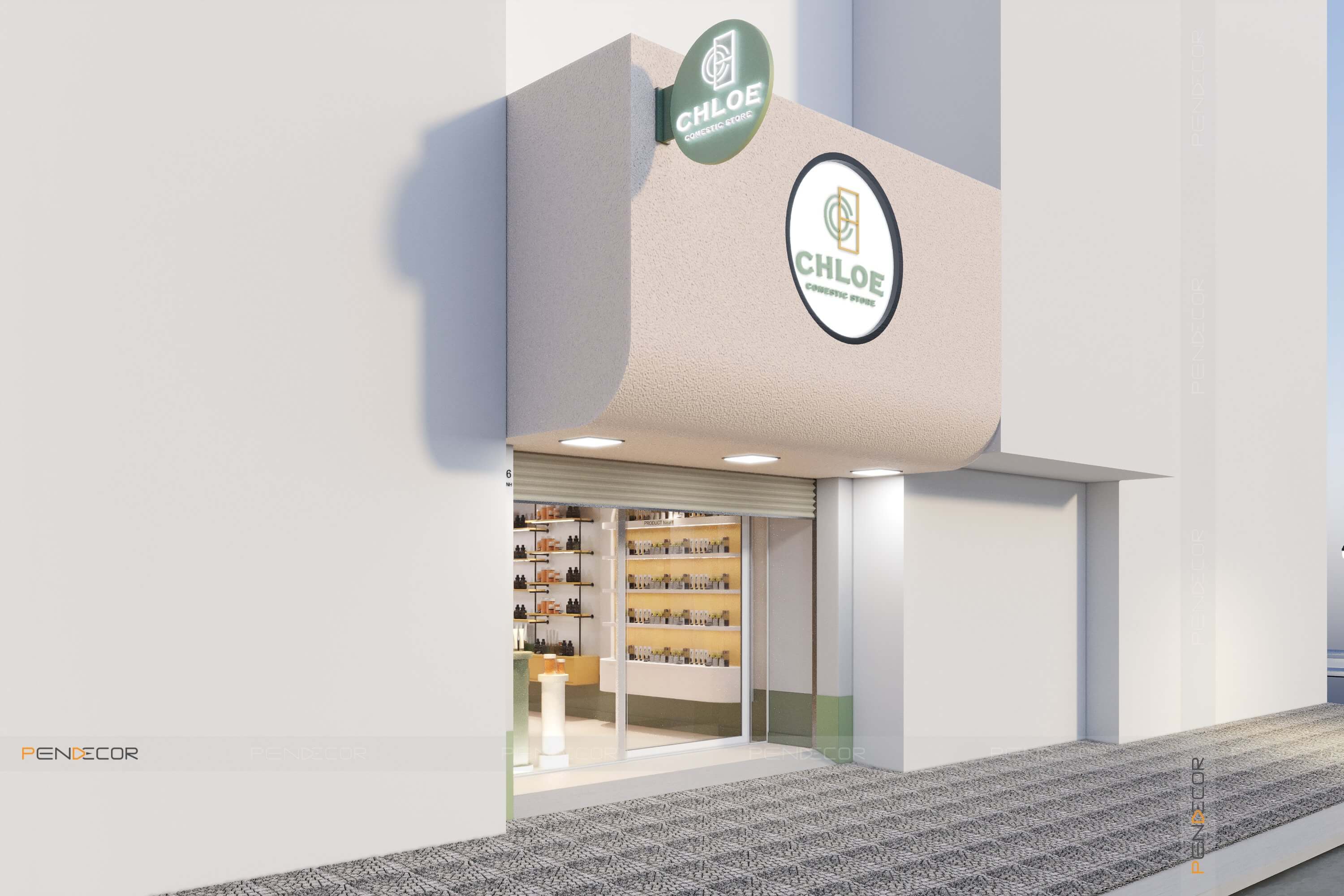 Thiết Kế Shop Mỹ Phẩm Chloe