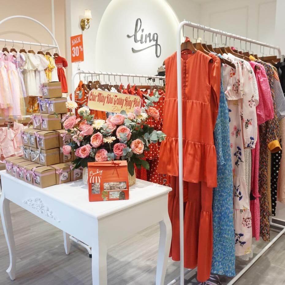 Thi Công Thực Tế Shop Thời Trang Trẻ Em Ling