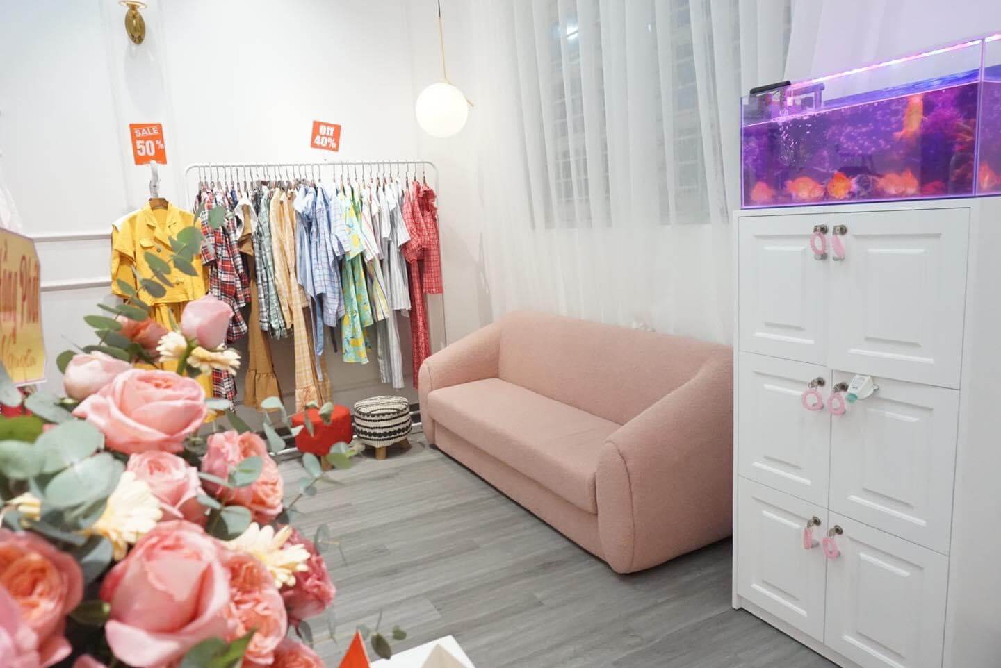 Thi Công Thực Tế Shop Thời Trang Trẻ Em Ling