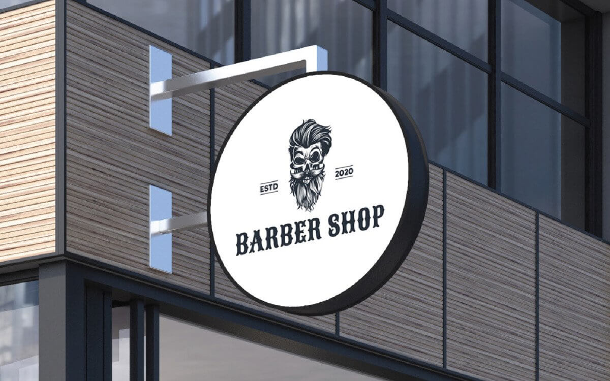 Một số mẫu thiết kế bảng hiệu barber shop đẹp, ấn tượng