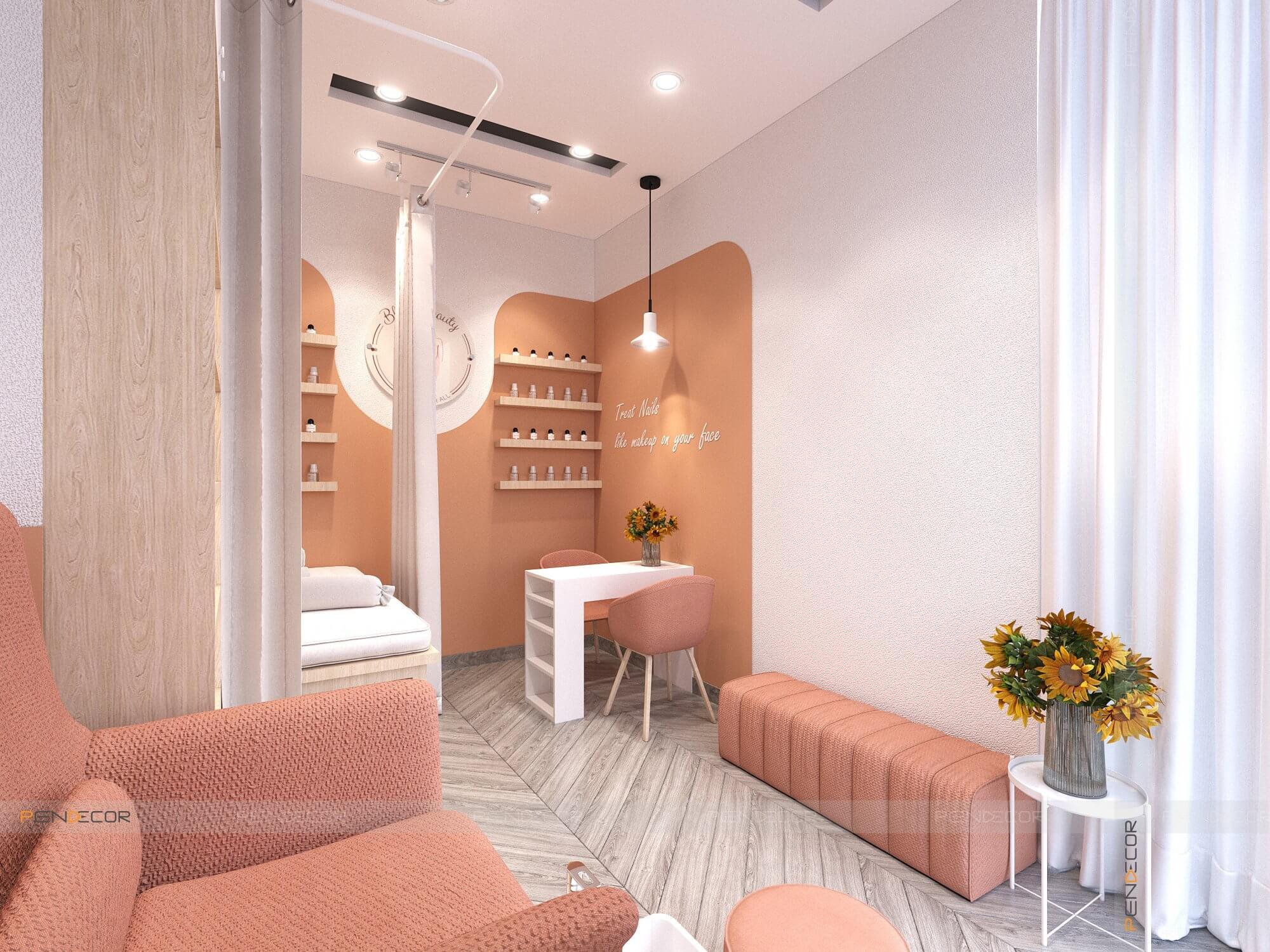 Thiết Kế Tiệm Nail Blink Beauty